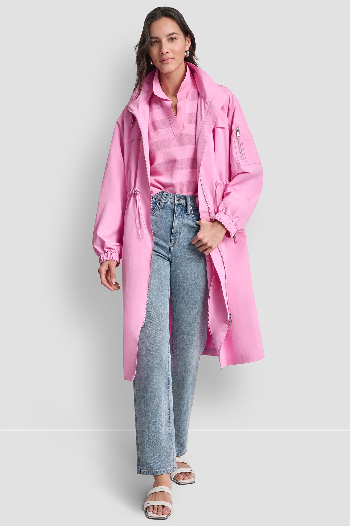 Bright Peony 1989 LOGO HOODED LOGO ANORAK, VIEW 1 | Products