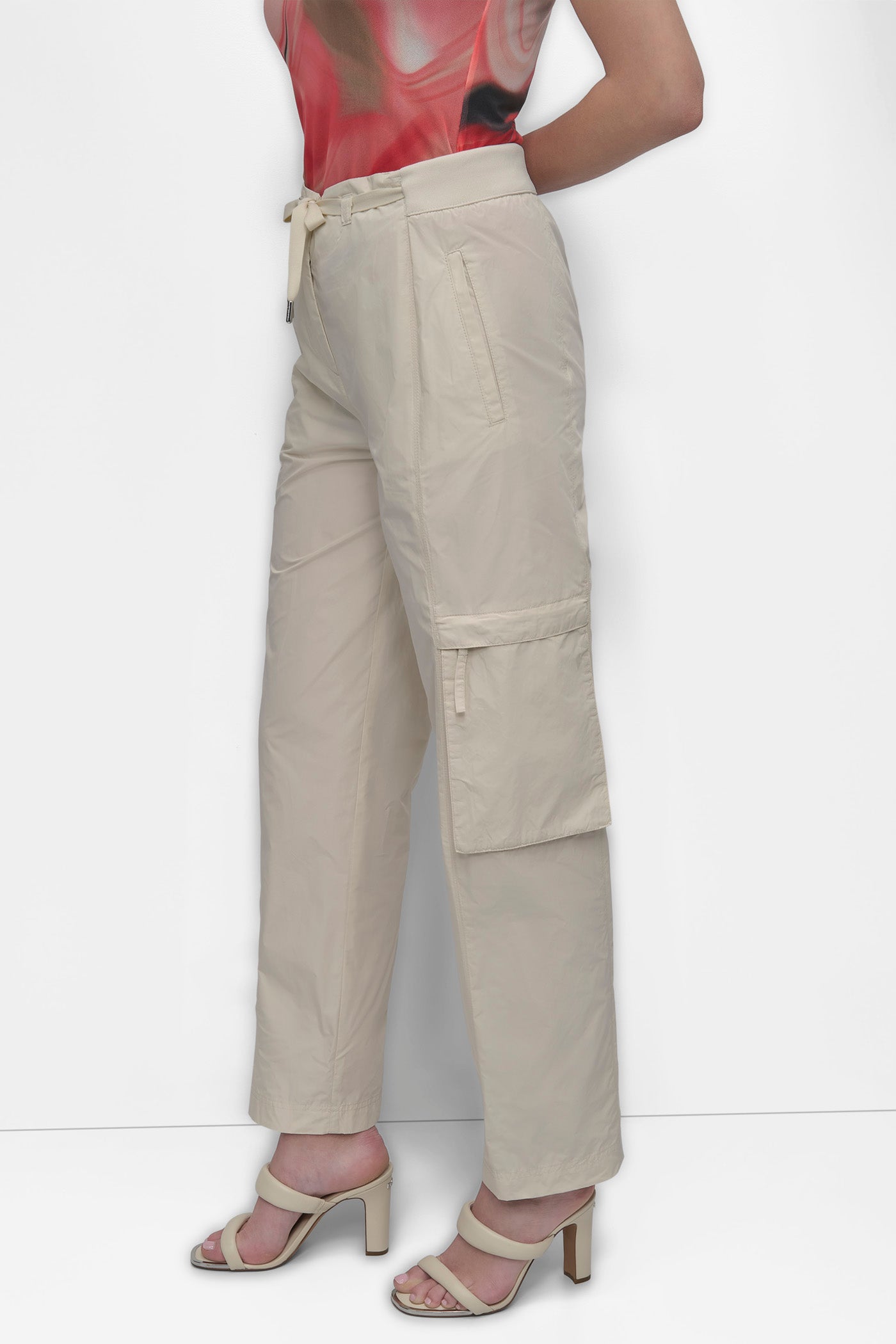 TAFFETA CARGO PANT VIEW 3