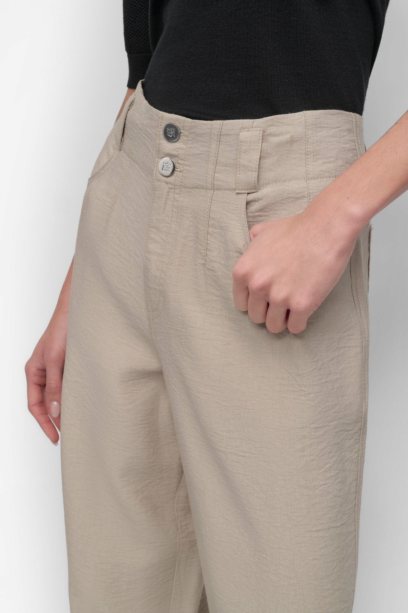 CRINKLE DRESSING TROUSER VIEW 5 | Pants & Denim