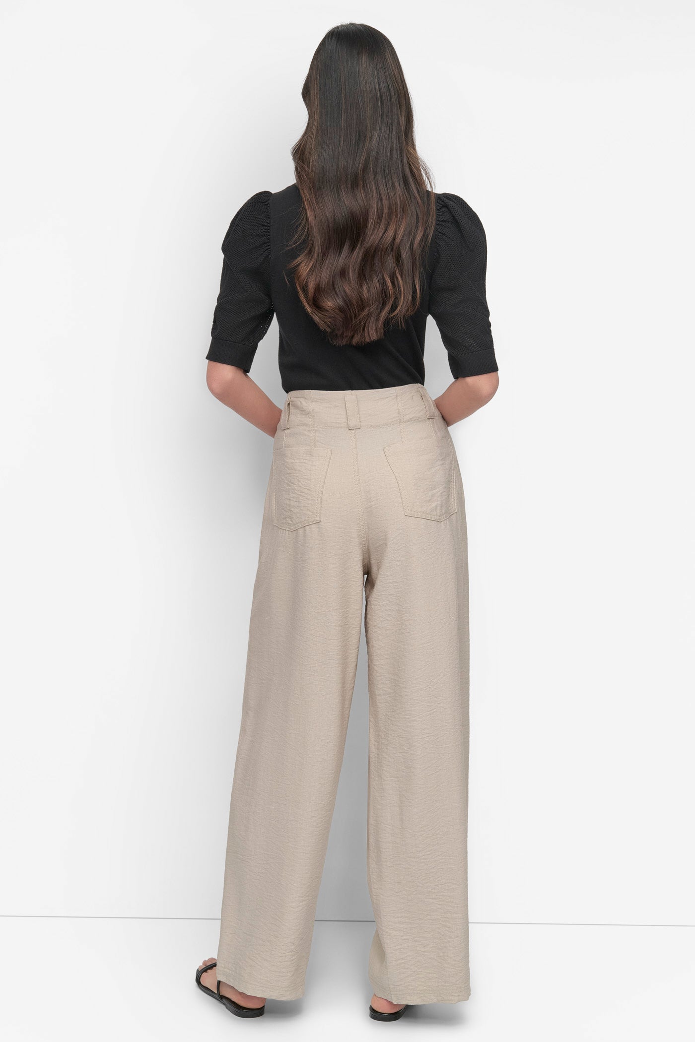 CRINKLE DRESSING TROUSER VIEW 7 | Pants & Denim