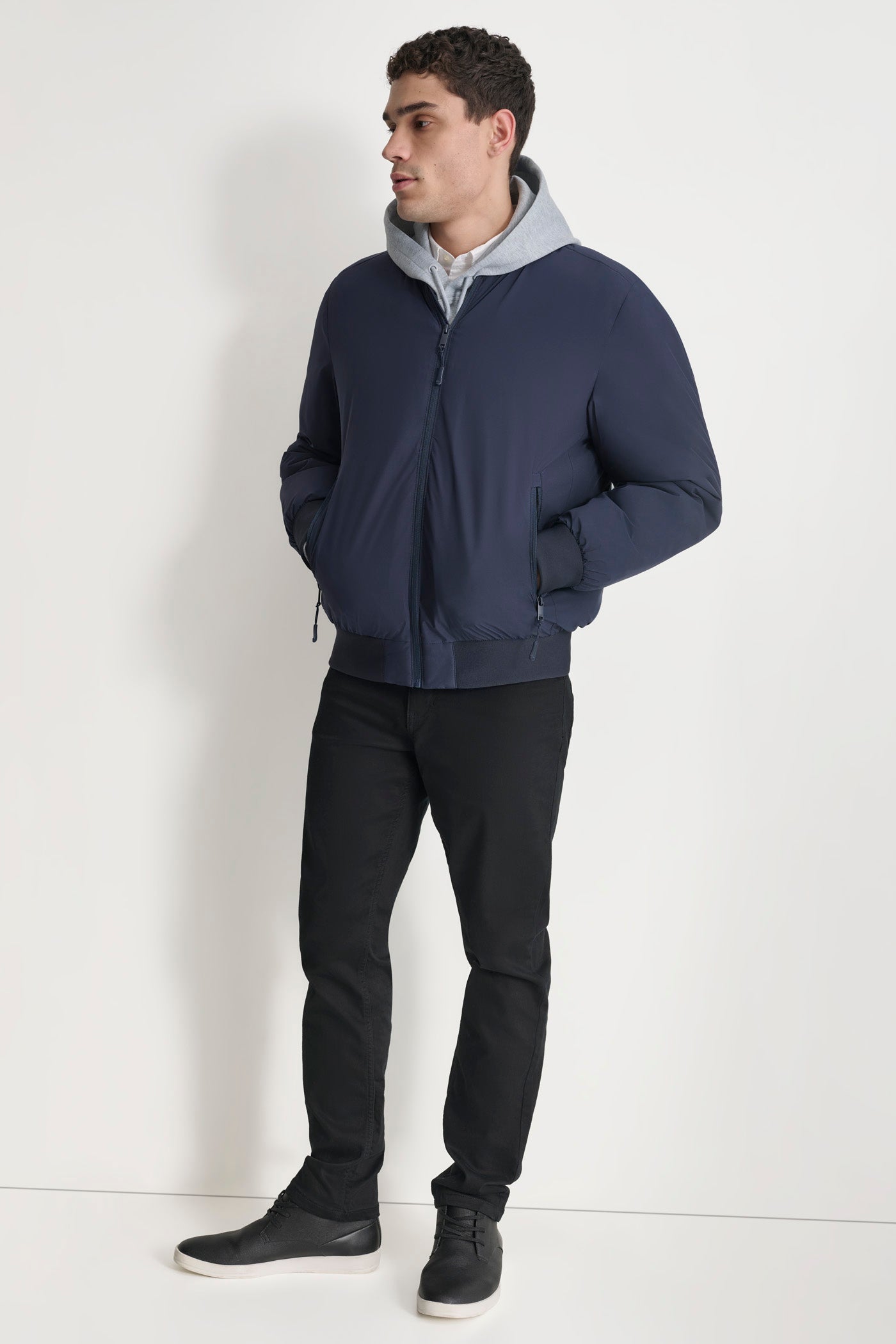 STRETCH POLY JACKET VIEW 5 | Mens Coats and Jackets