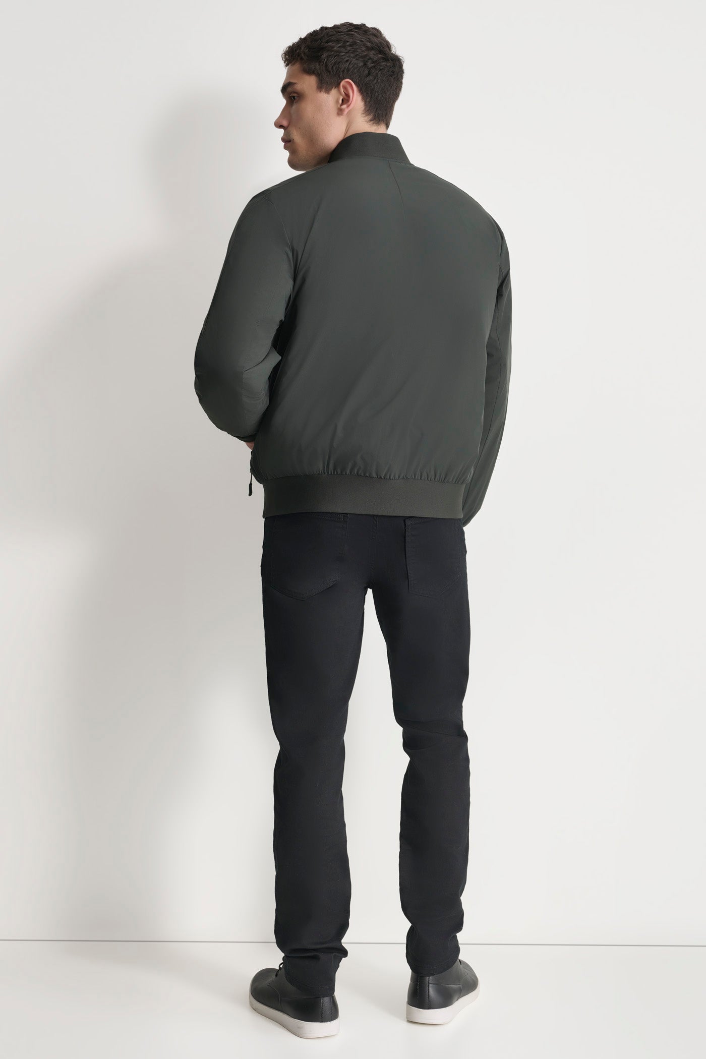 STRETCH POLY JACKET VIEW 3 | Mens Coats and Jackets