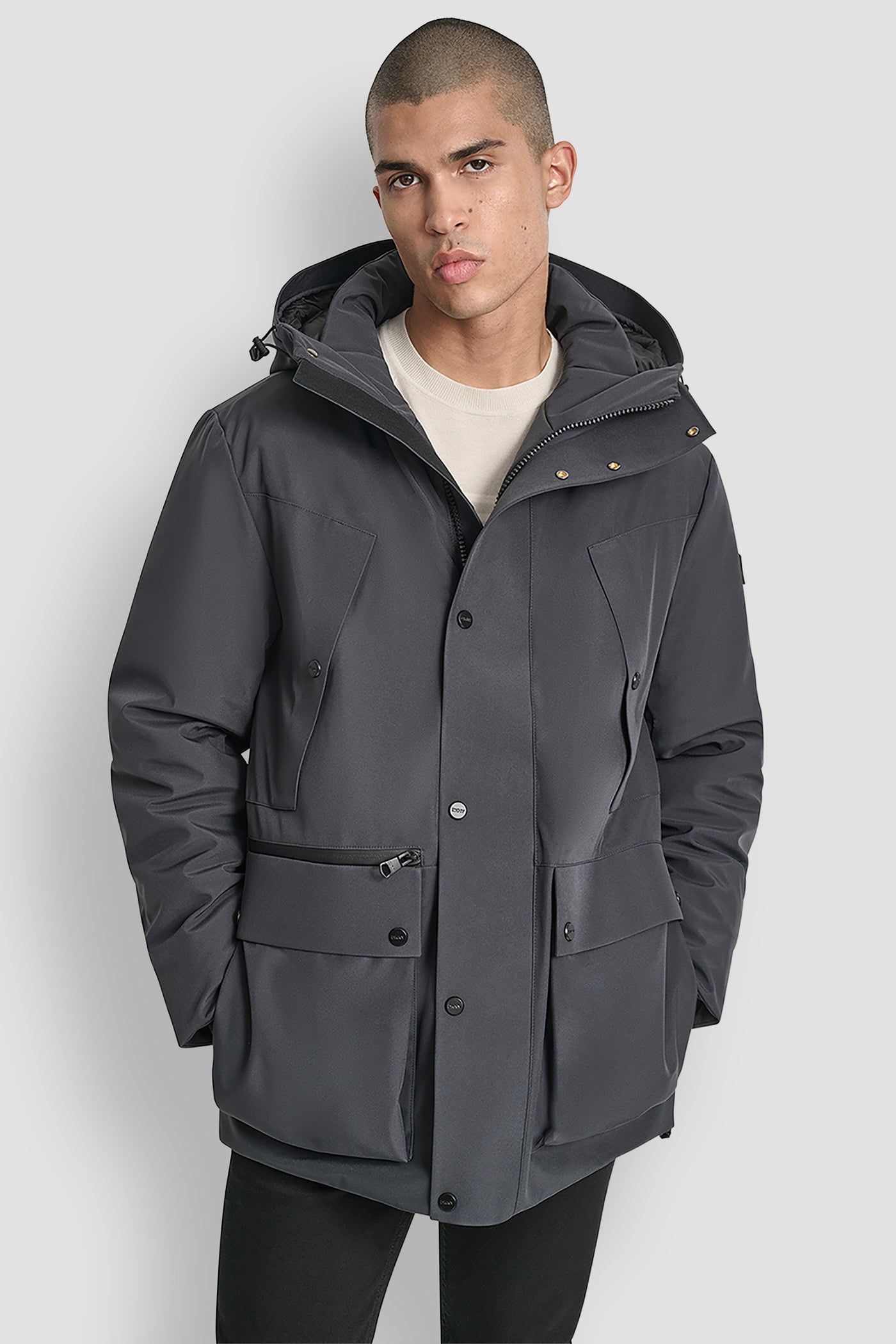 IRON URBAN PARKA, FRONT VIEW | Mens Coats and Jackets