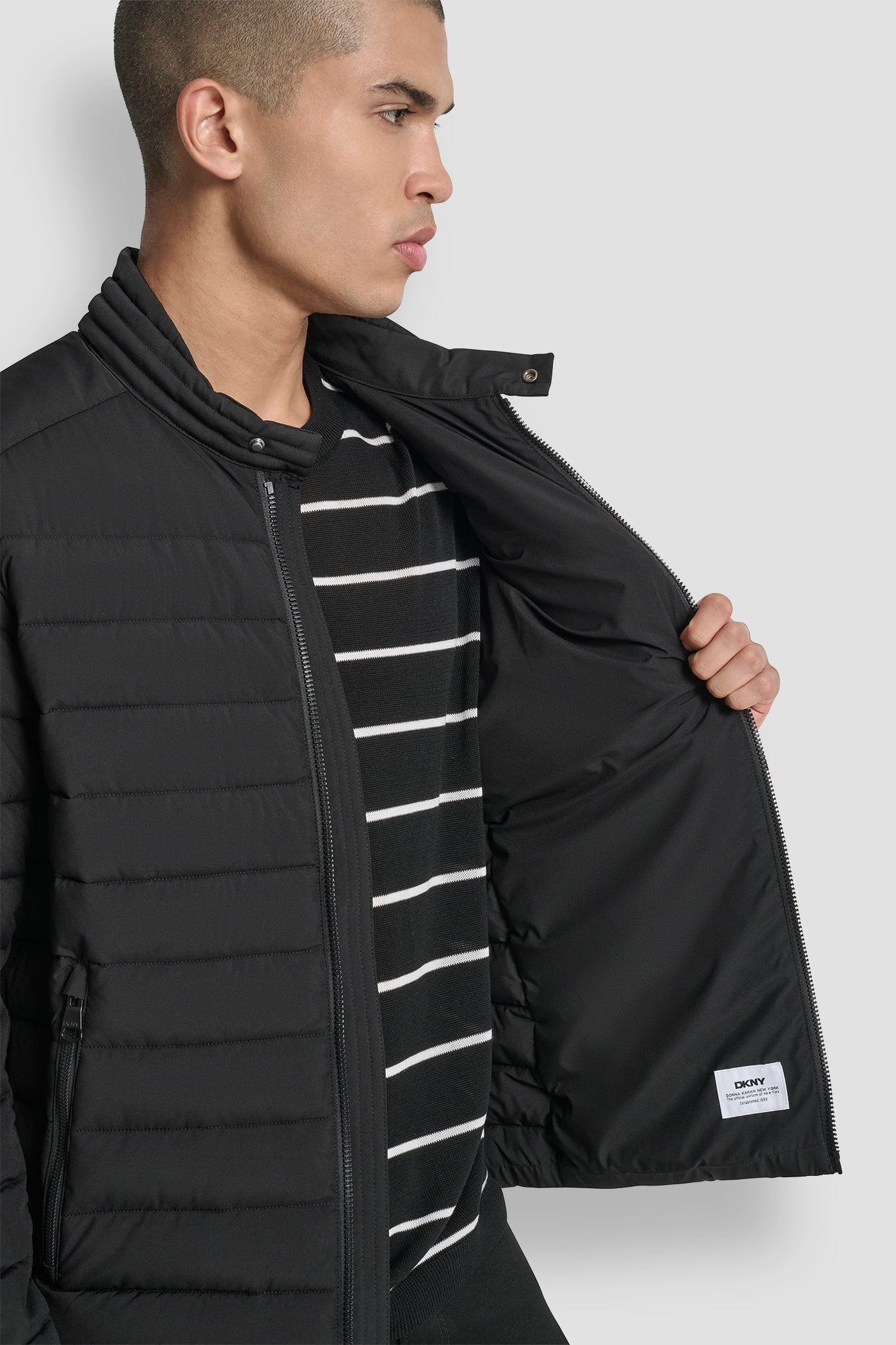 LIGHT WEIGHT MOTO JACKET VIEW 4 | Mens Coats and Jackets