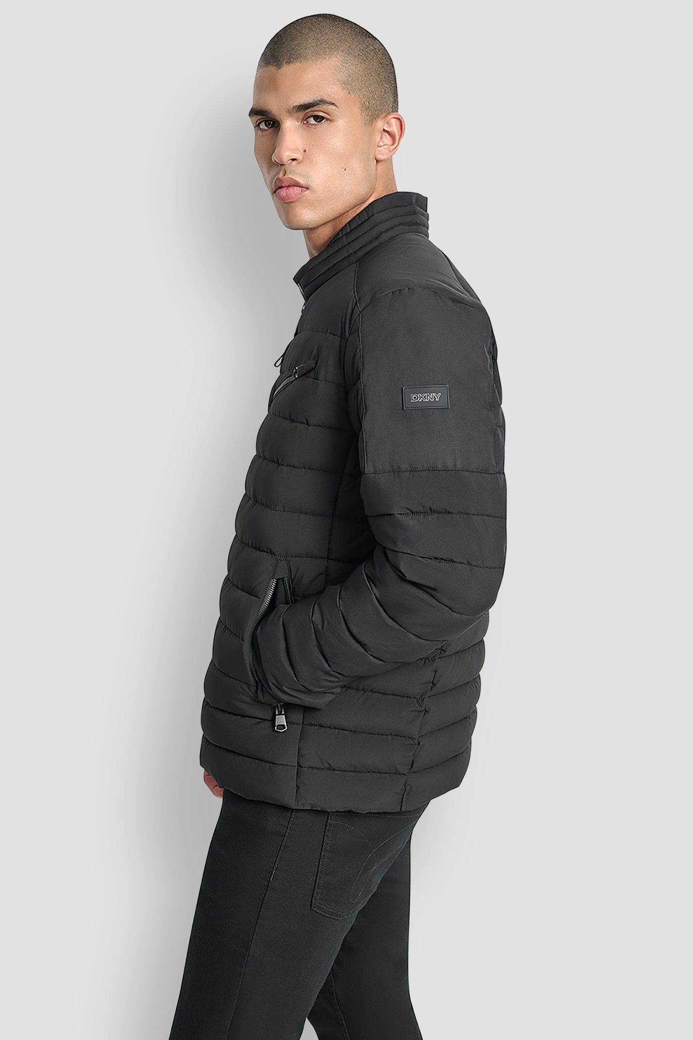 LIGHT WEIGHT MOTO JACKET VIEW 3 | Mens Coats and Jackets