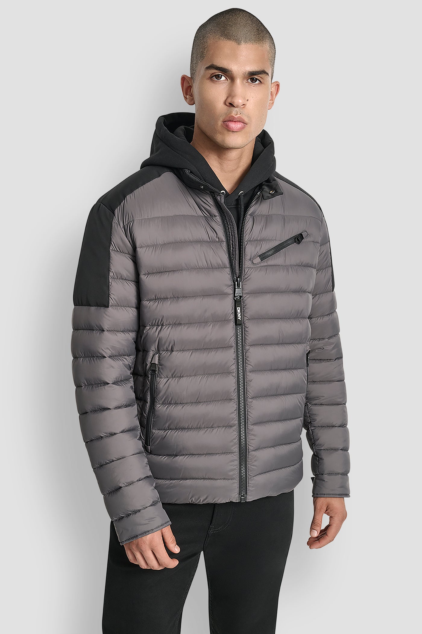 GRANITE LIGHT WEIGHT MOTO JACKET, FRONT VIEW | Mens Coats and Jackets