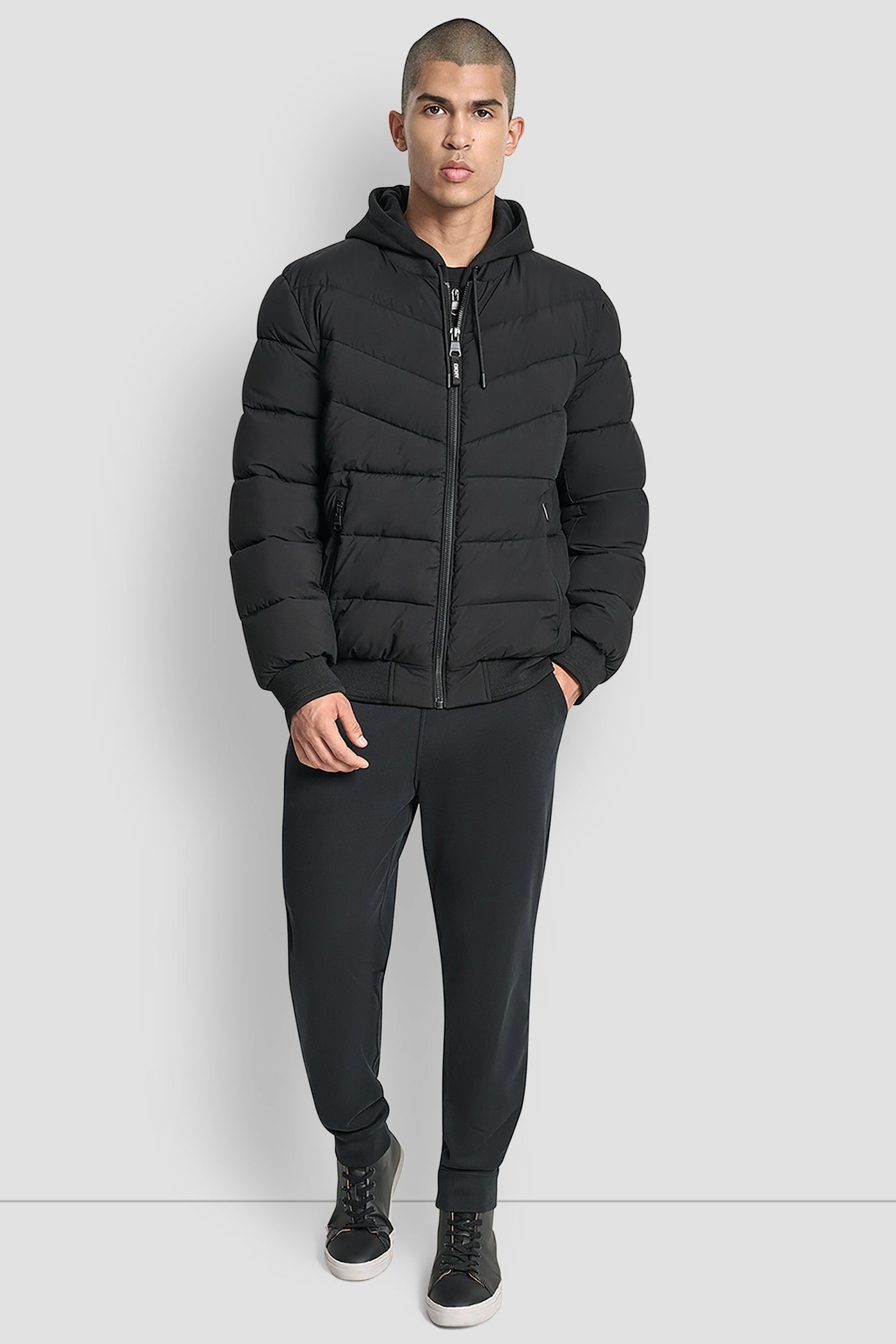 STRETCH BOMBER JACKET VIEW 12 | Mens Coats and Jackets
