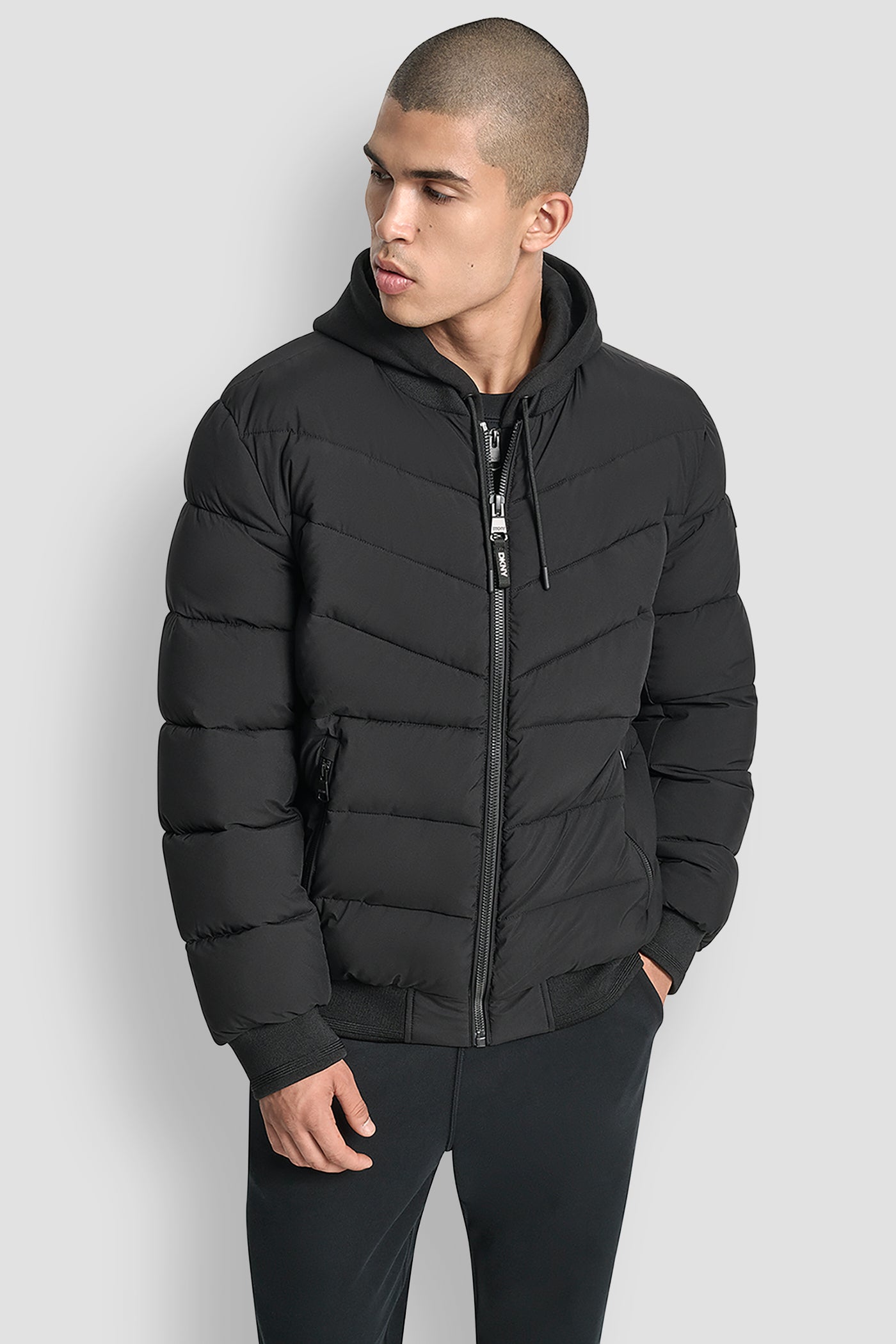 STRETCH BOMBER JACKET VIEW 5 | Mens Coats and Jackets