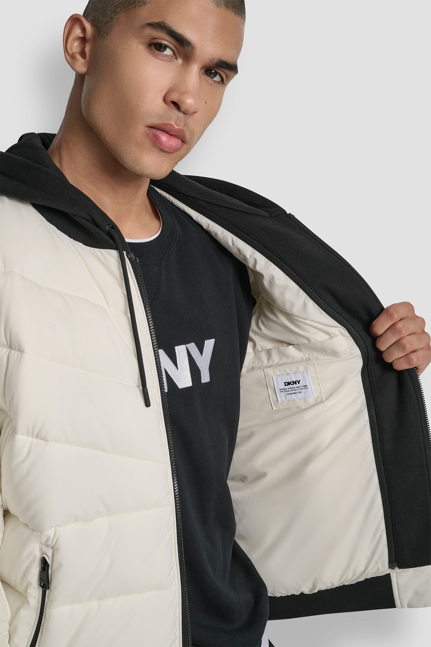 STRETCH BOMBER JACKET VIEW 7 | Mens Coats and Jackets