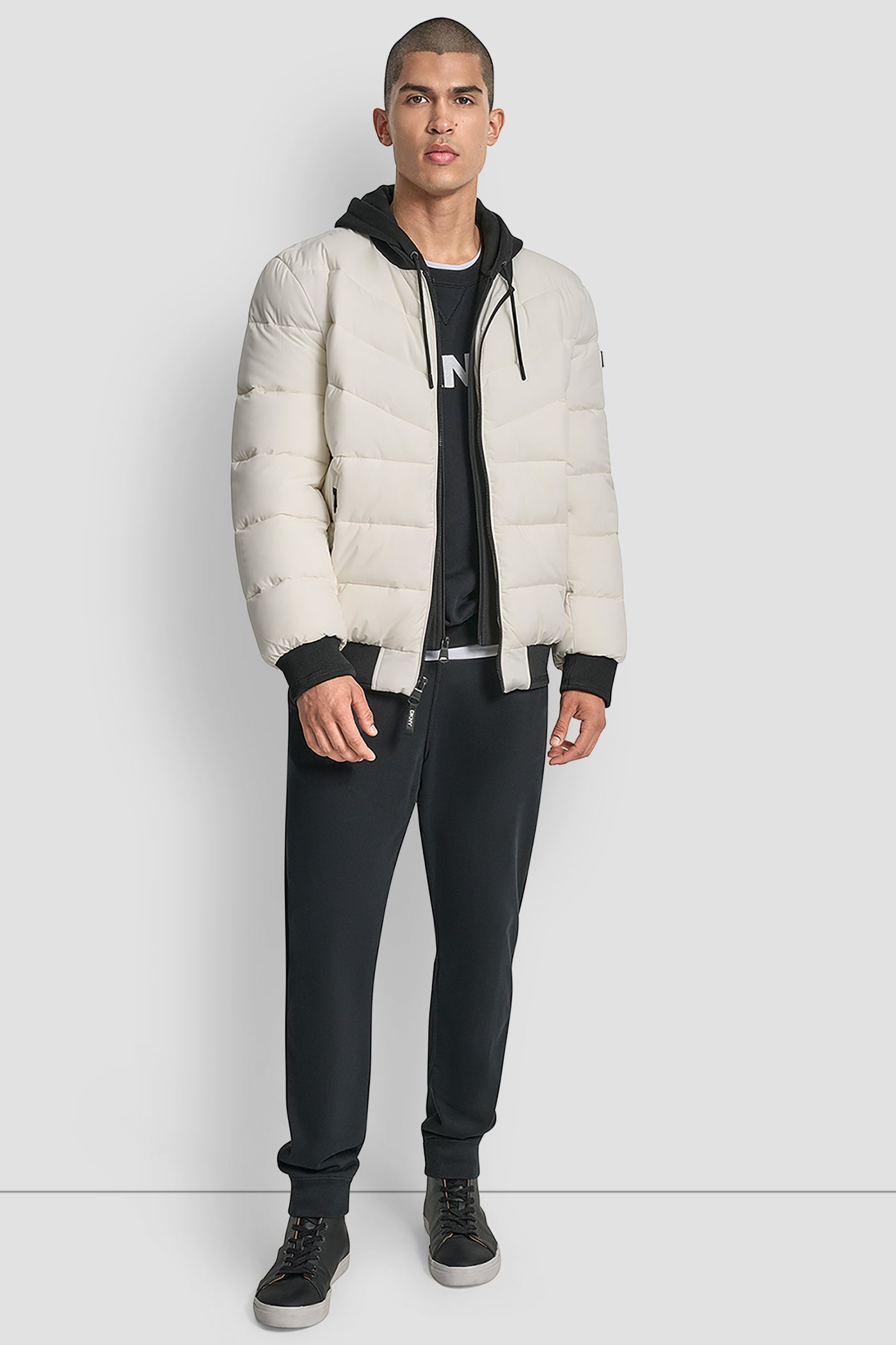 STRETCH BOMBER JACKET VIEW 10 | Mens Coats and Jackets