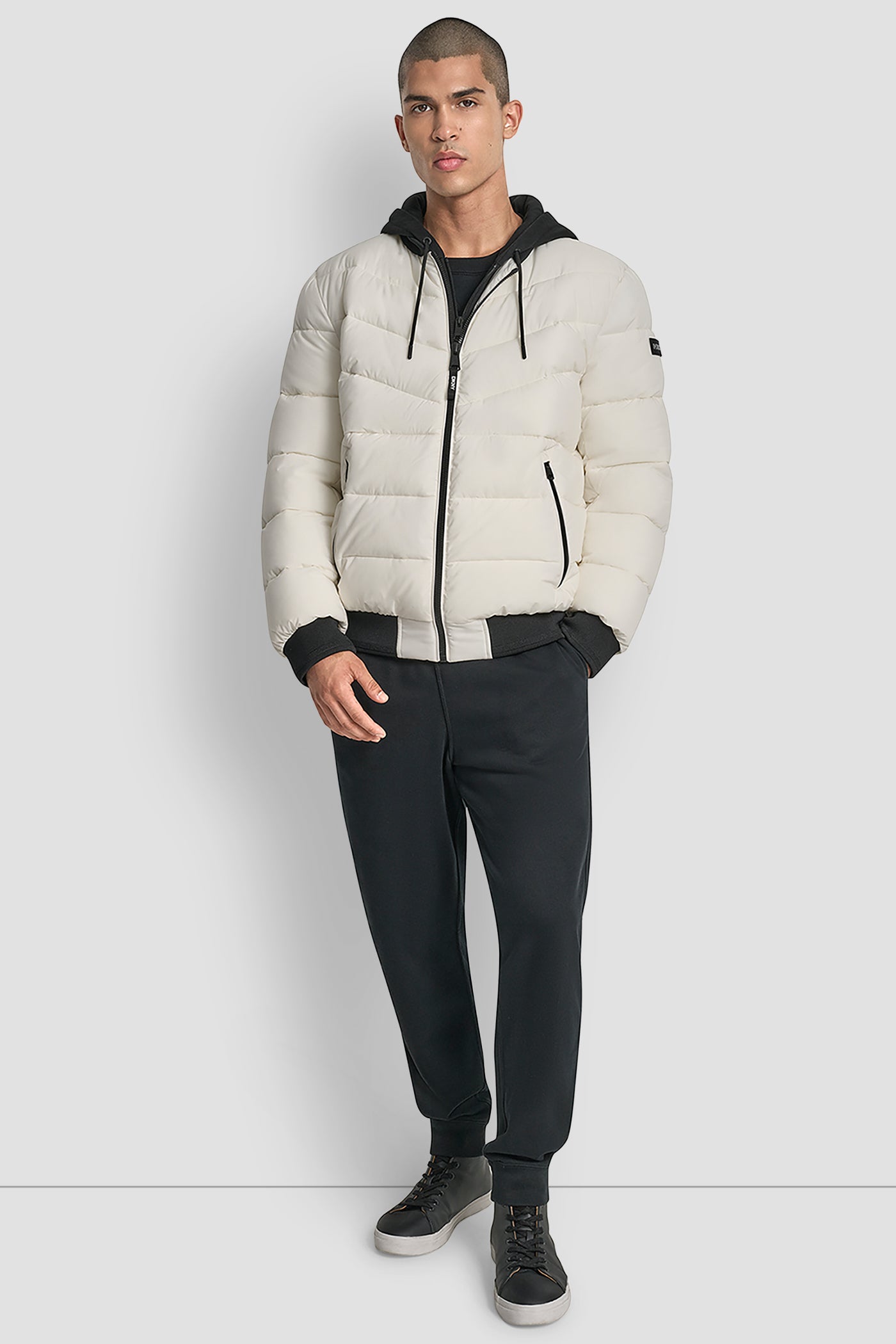 STRETCH BOMBER JACKET VIEW 9 | Mens Coats and Jackets