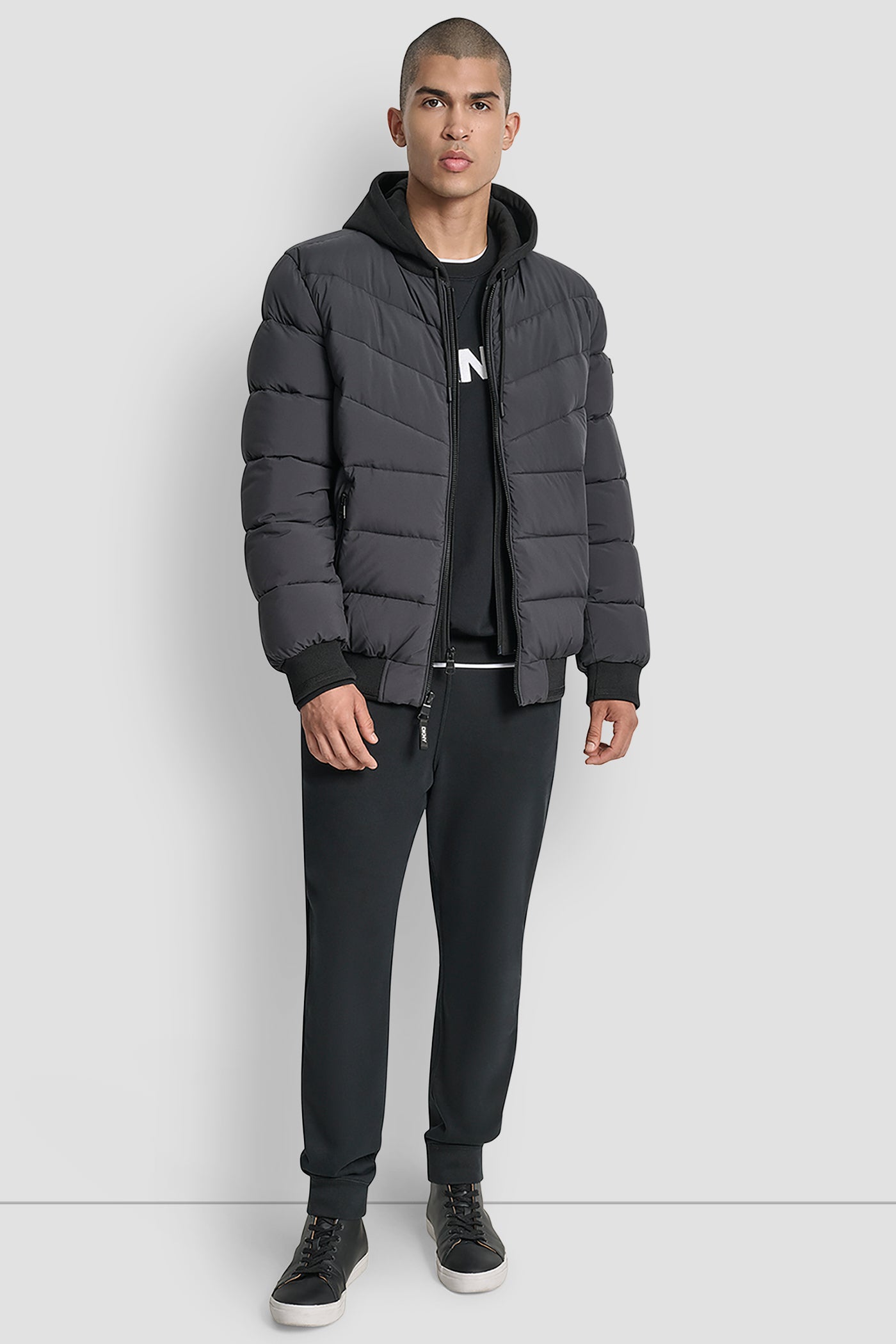 STRETCH BOMBER JACKET VIEW 12 | Mens Coats and Jackets