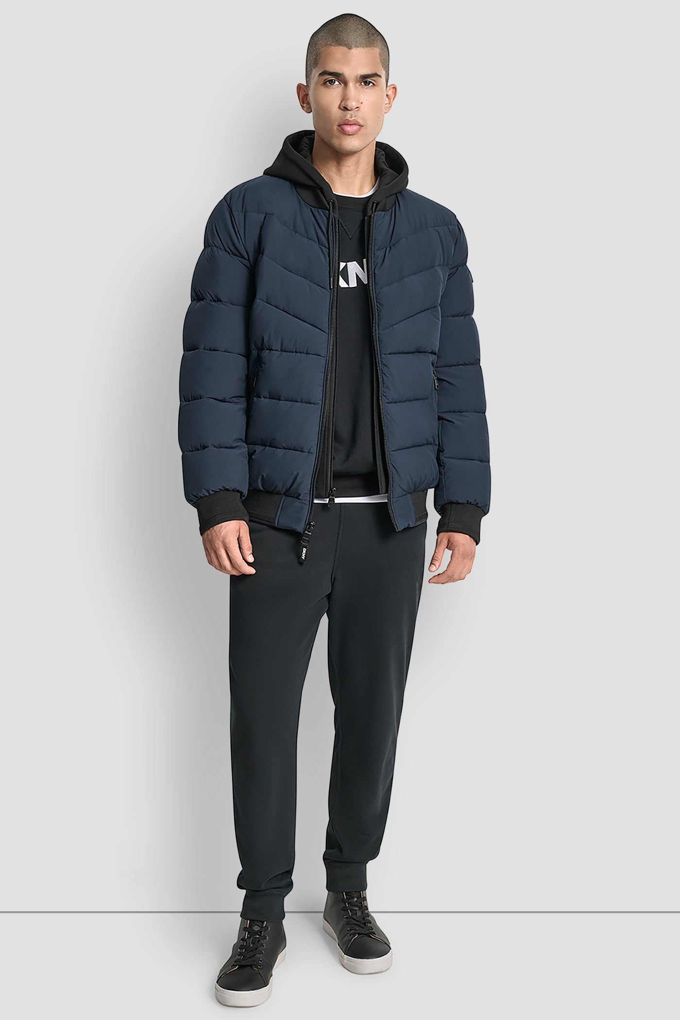 STRETCH BOMBER JACKET VIEW 13 | Mens Coats and Jackets