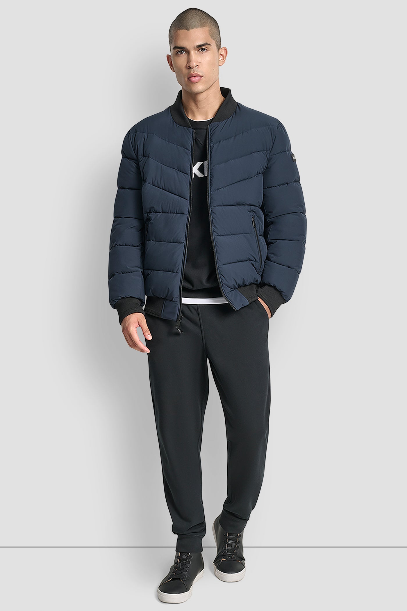 STRETCH BOMBER JACKET VIEW 11 | Mens Coats and Jackets
