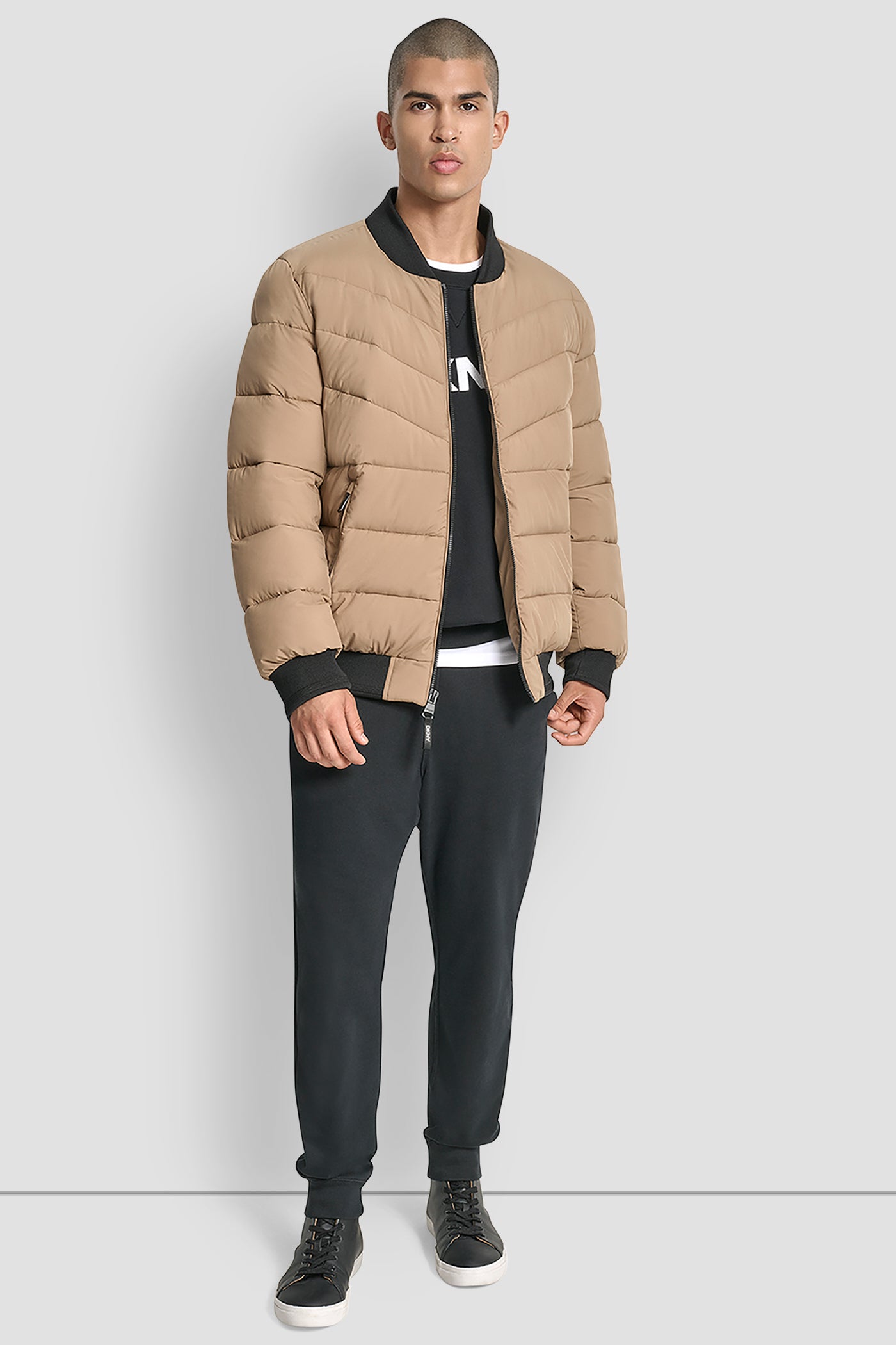 STRETCH BOMBER JACKET VIEW 9 | Mens Coats and Jackets