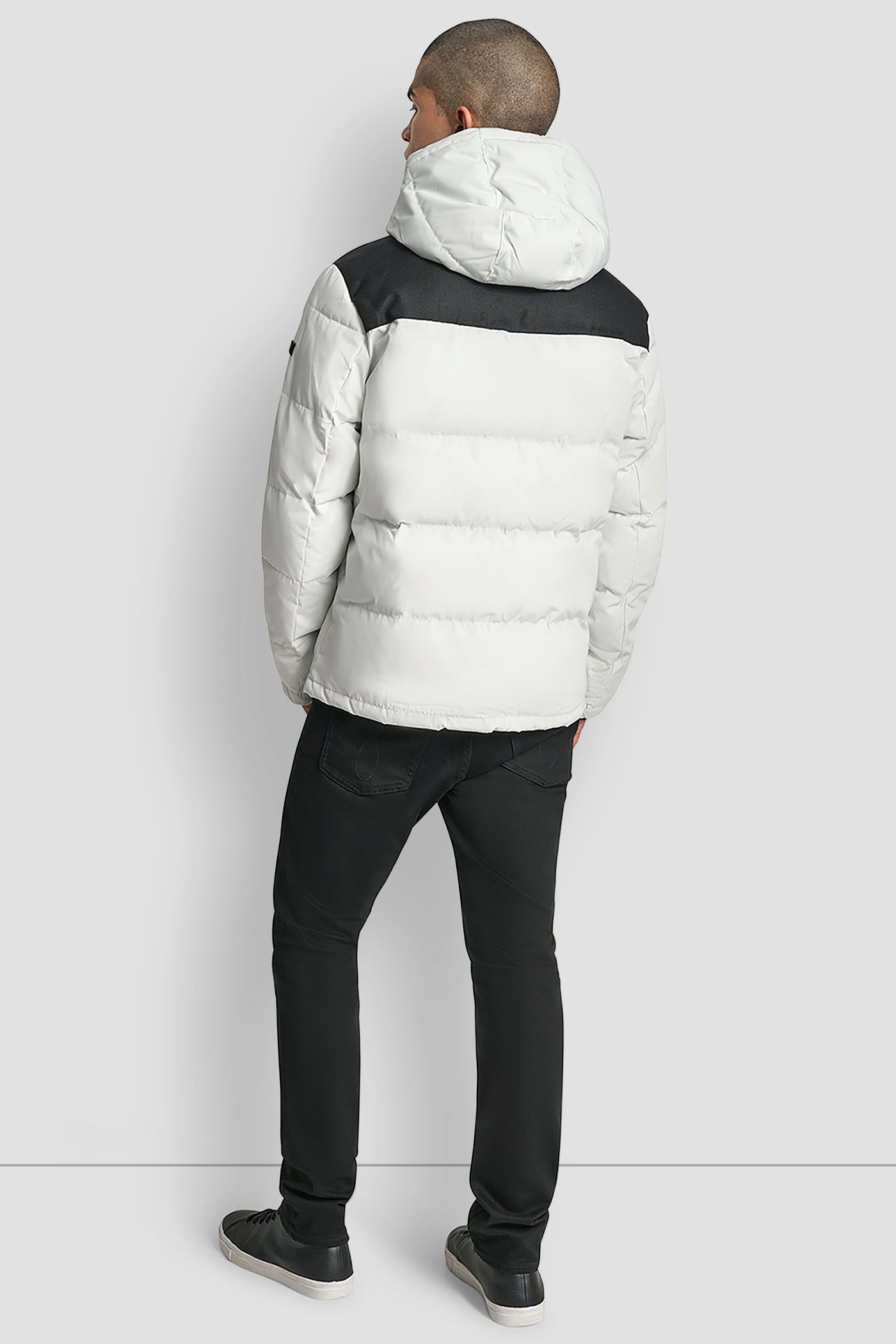 ICE Logo Puffer, BACK VIEW | Mens Coats and Jackets