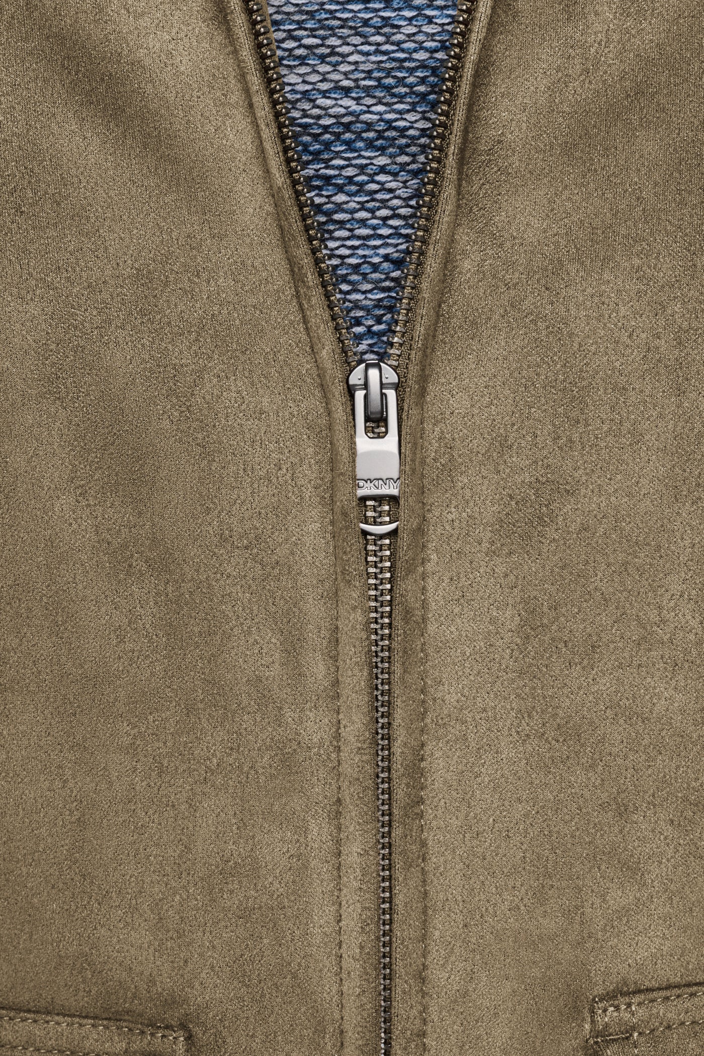 FAUX SUEDE TRUCKER JACKET VIEW 2
