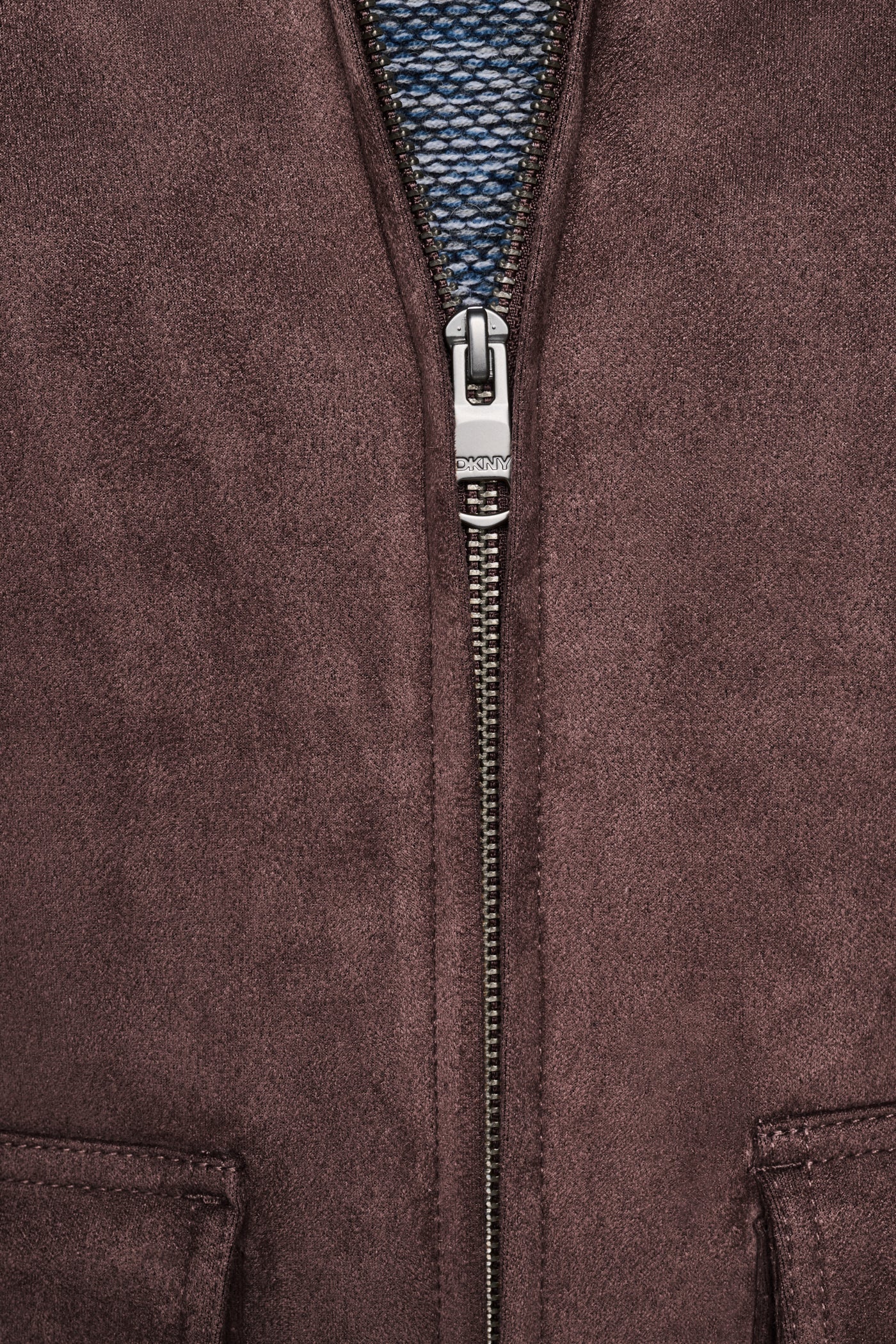 FAUX SUEDE TRUCKER JACKET VIEW 2