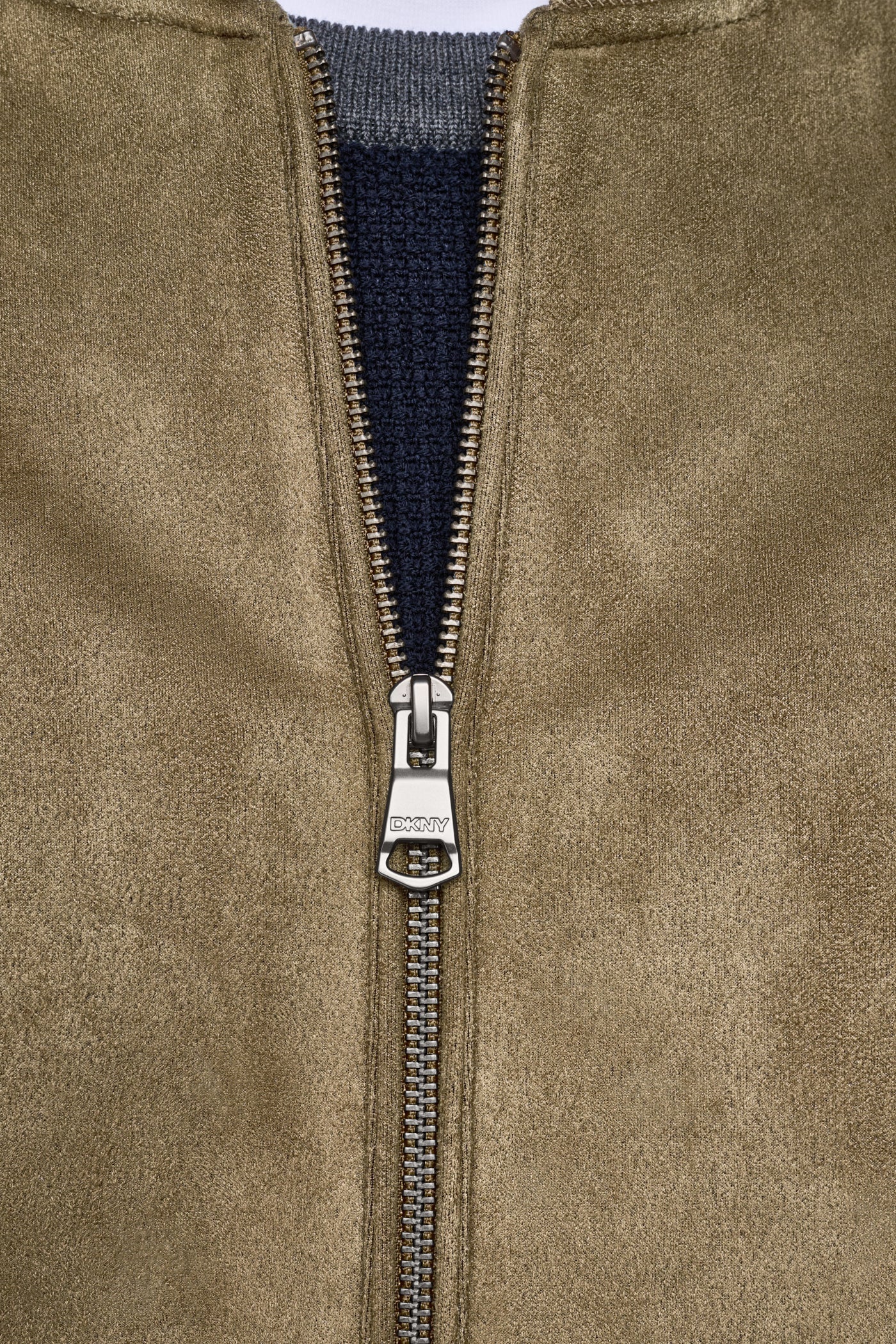 FAUX SUEDE BOMBER JACKET VIEW 2