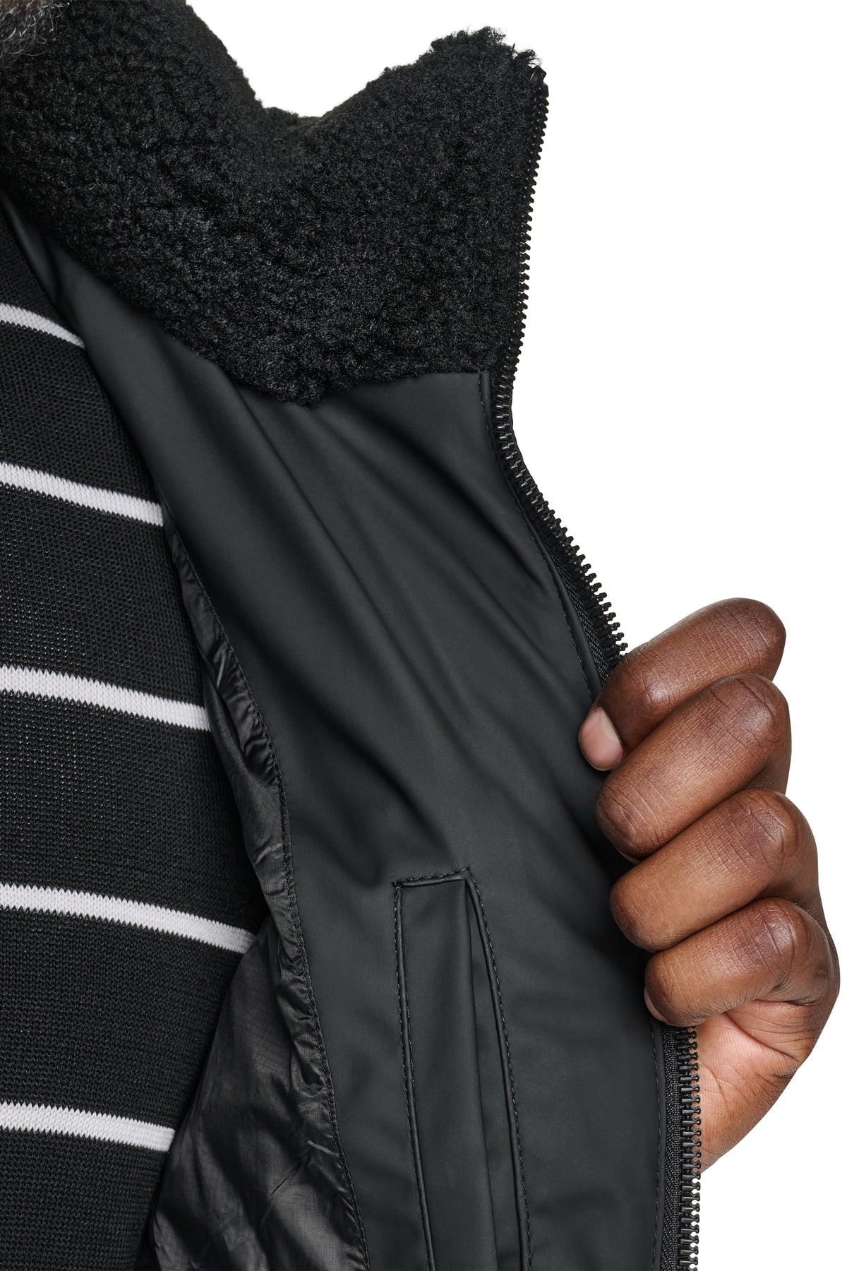 QUILTED BOMBER JACKET VIEW 2