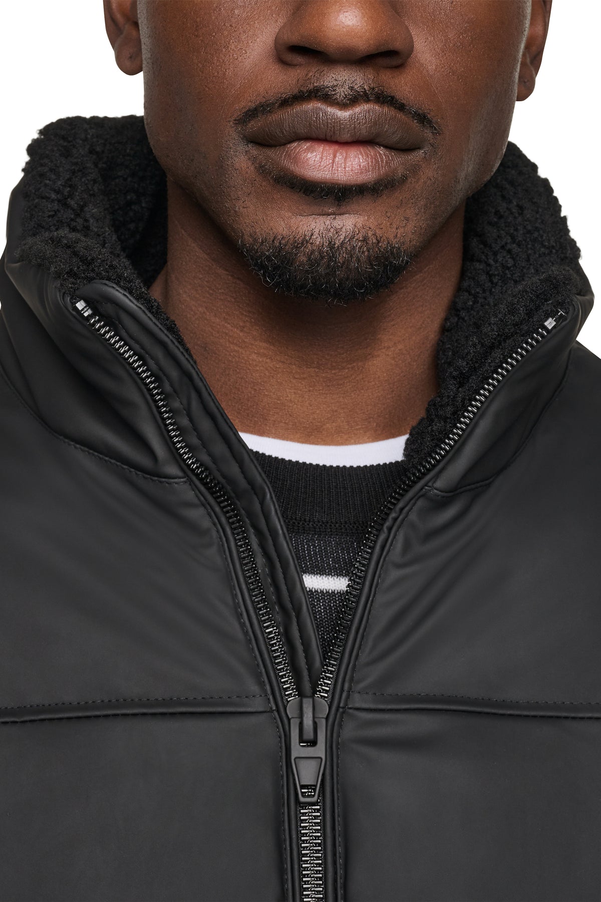 QUILTED BOMBER JACKET VIEW 2