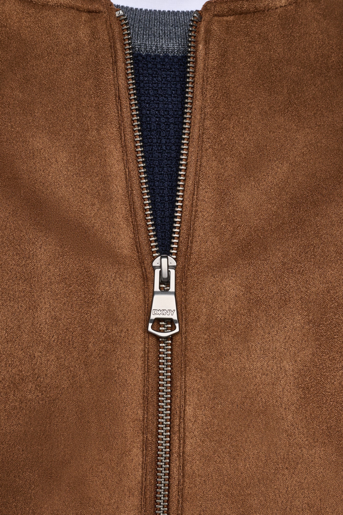 FAUX SUEDE BOMBER JACKET VIEW 2