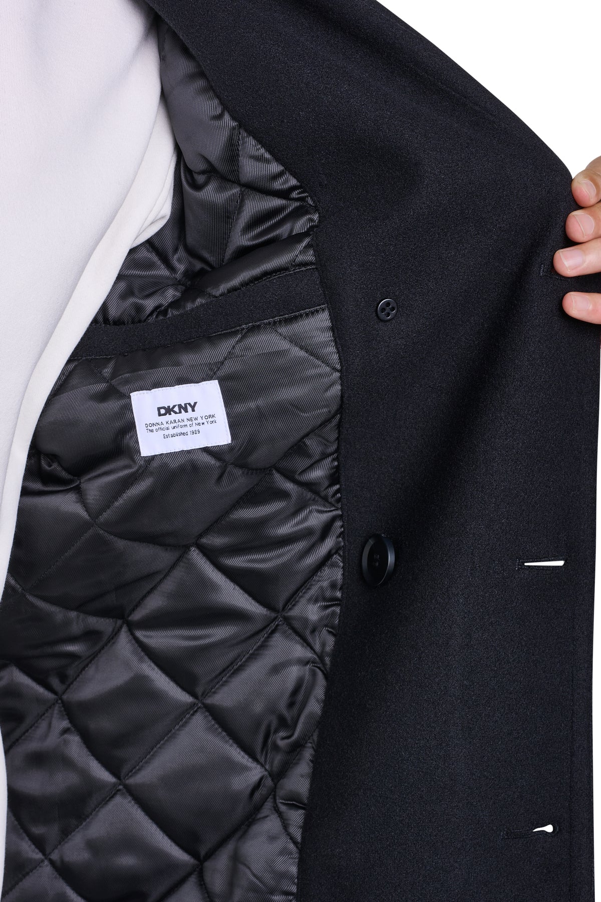 FAUX WOOL PEACOAT VIEW 2