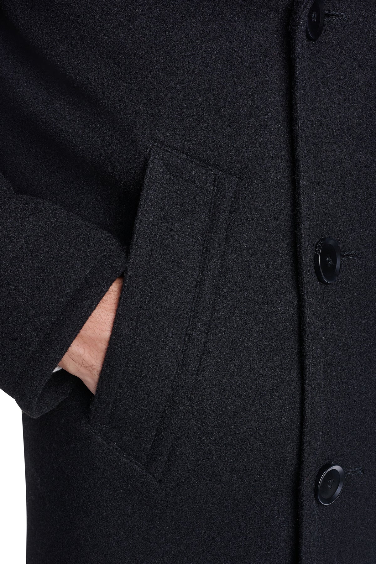 FAUX WOOL PEACOAT VIEW 2