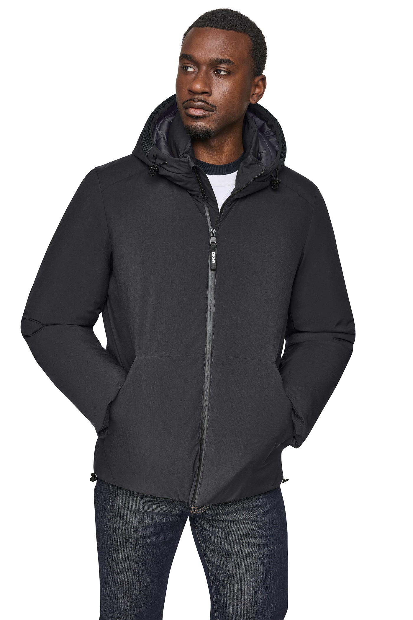 HOODED PUFFER JACKET VIEW 2