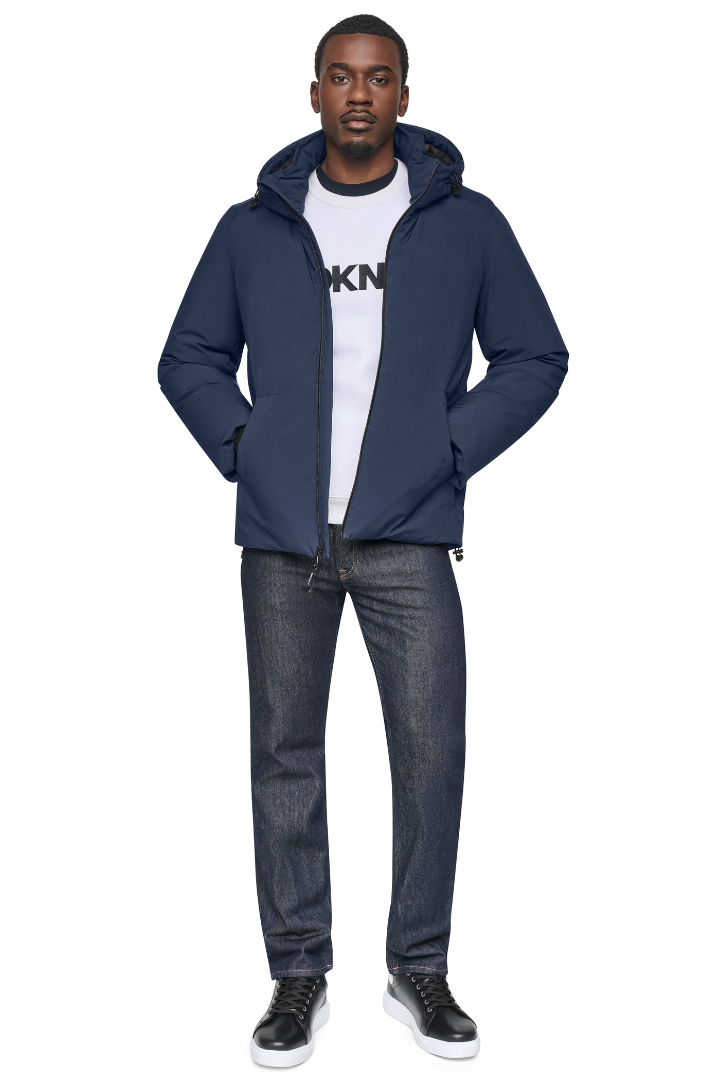 HOODED PUFFER JACKET VIEW 2