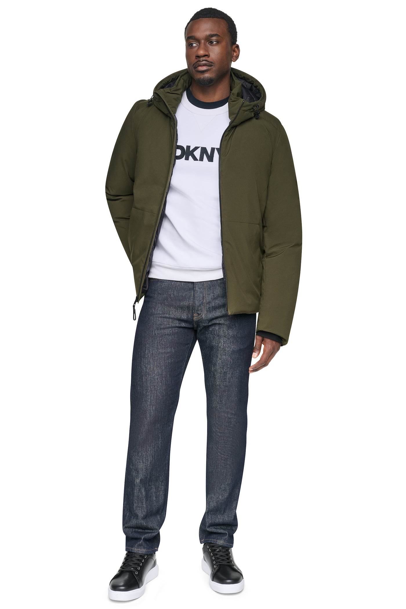 HOODED PUFFER JACKET VIEW 2