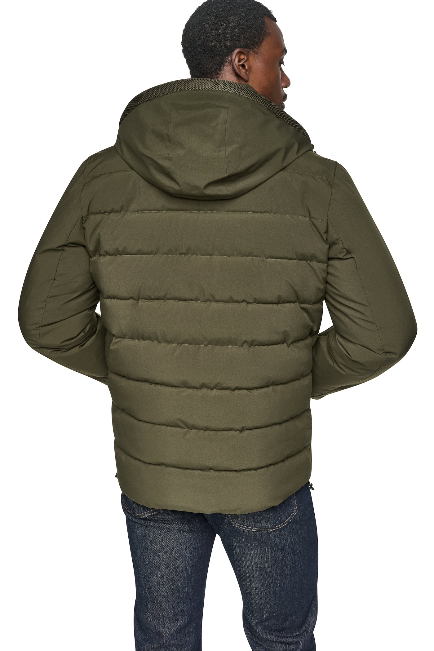 HOODED PUFFER JACKET VIEW 2