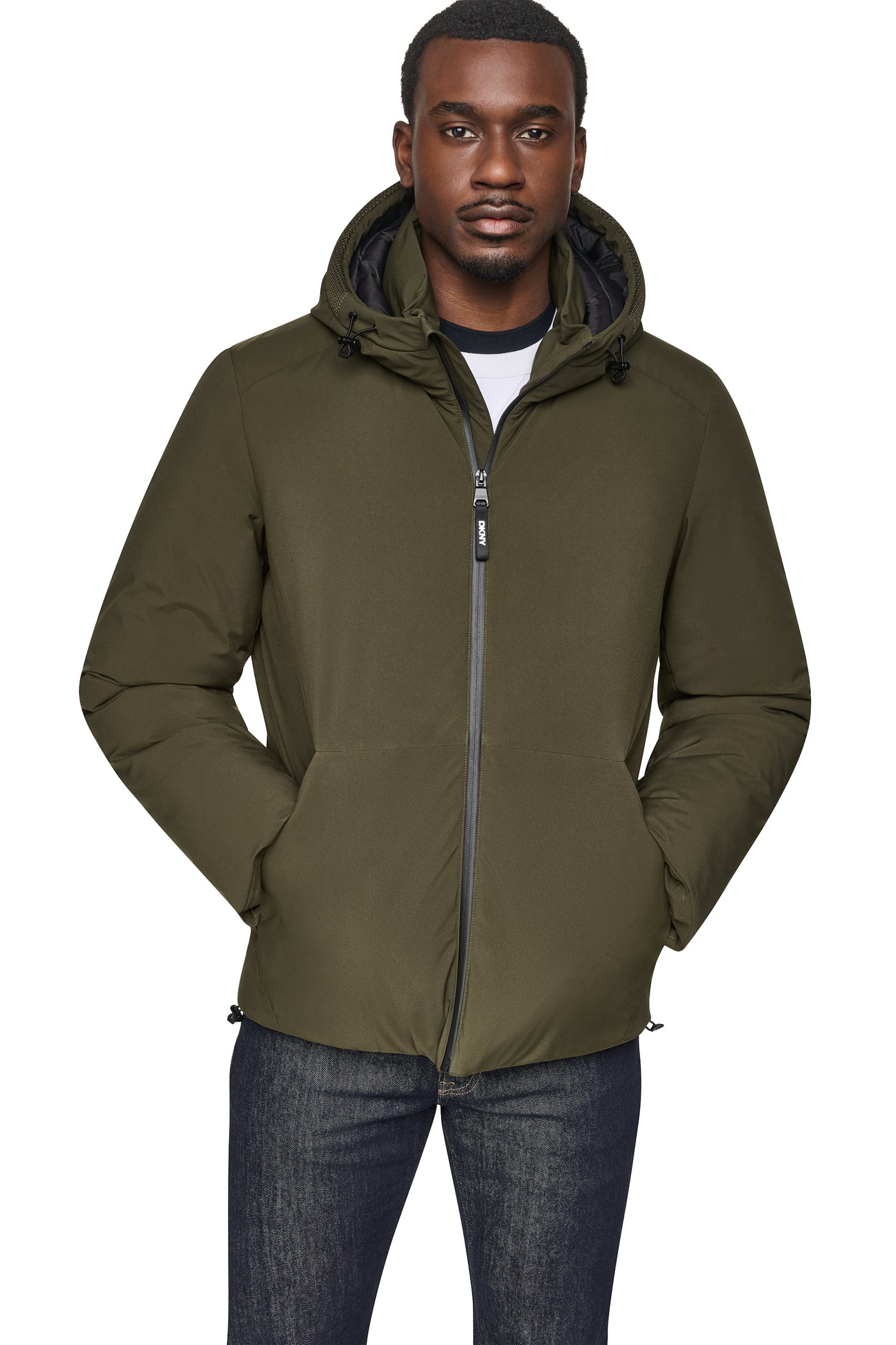 HOODED PUFFER JACKET VIEW 2