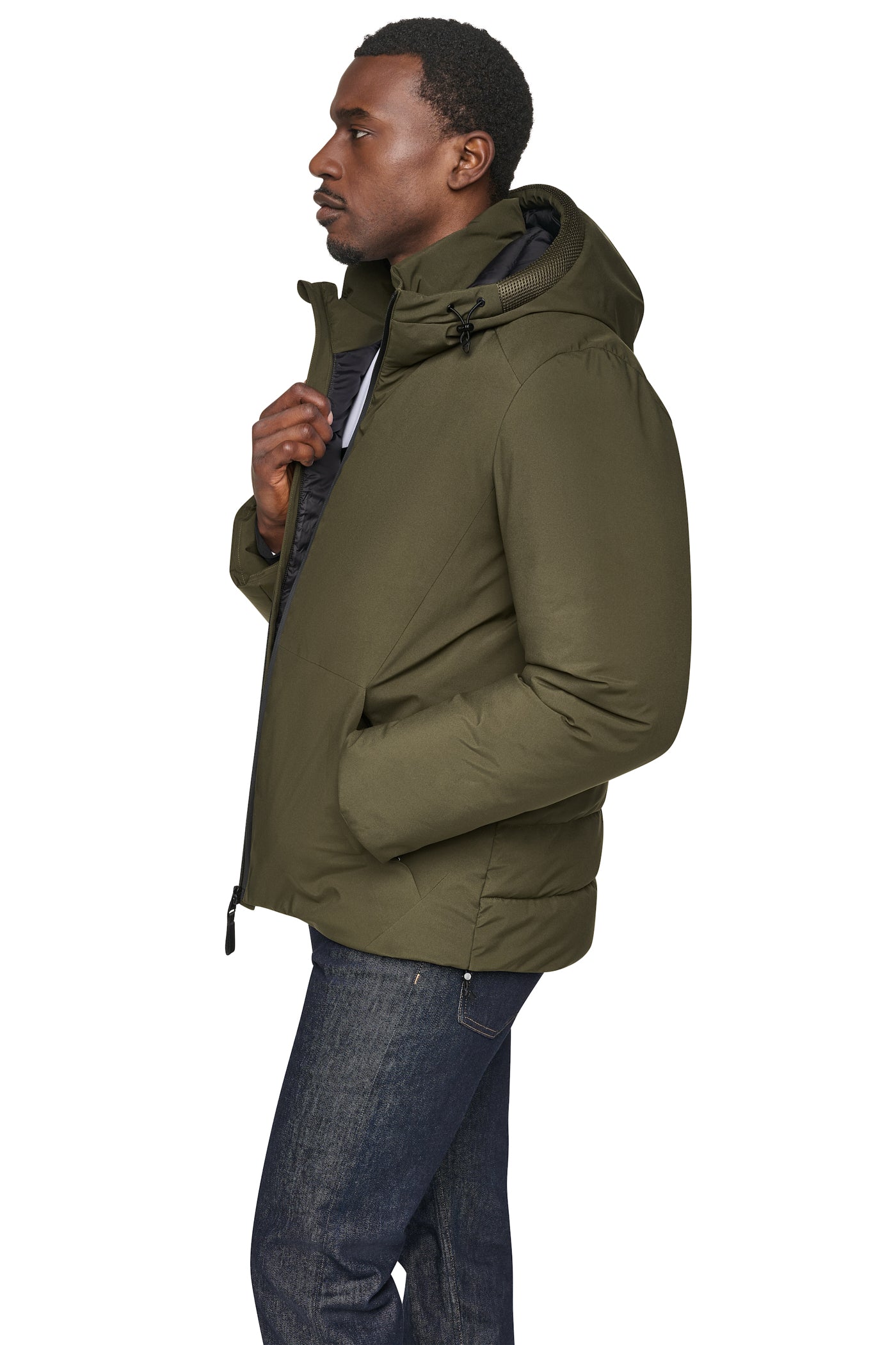 HOODED PUFFER JACKET VIEW 2