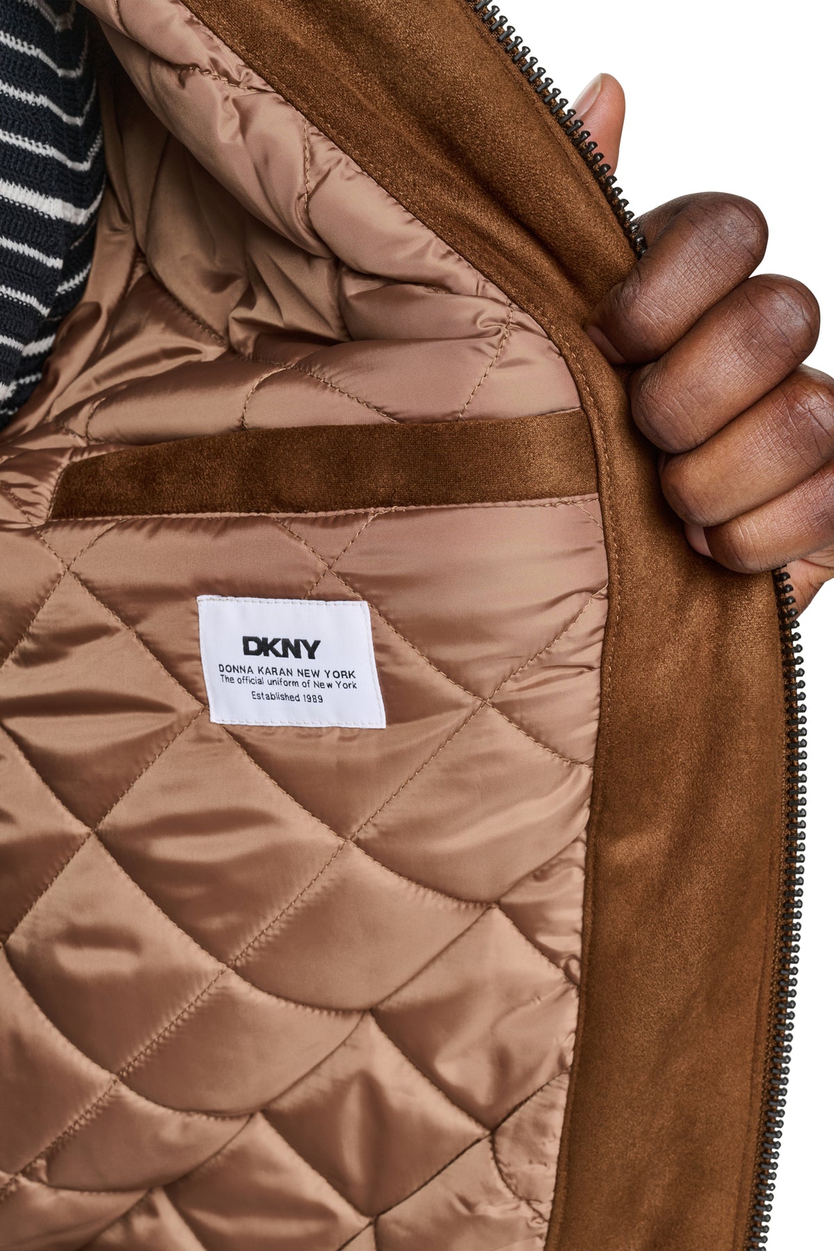 FAUX SHEARLING BOMBER JACKET VIEW 2