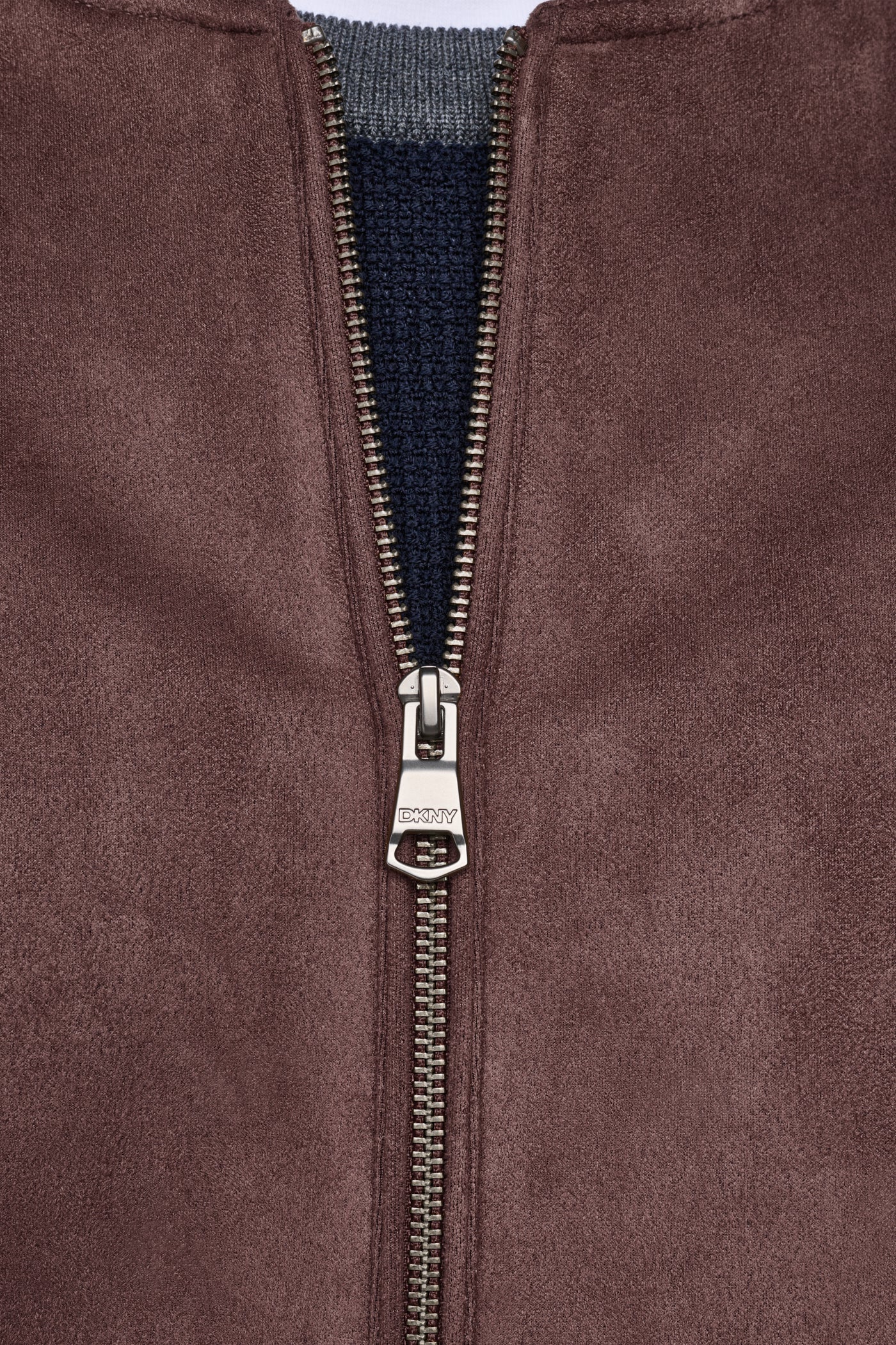 FAUX SUEDE BOMBER JACKET VIEW 2