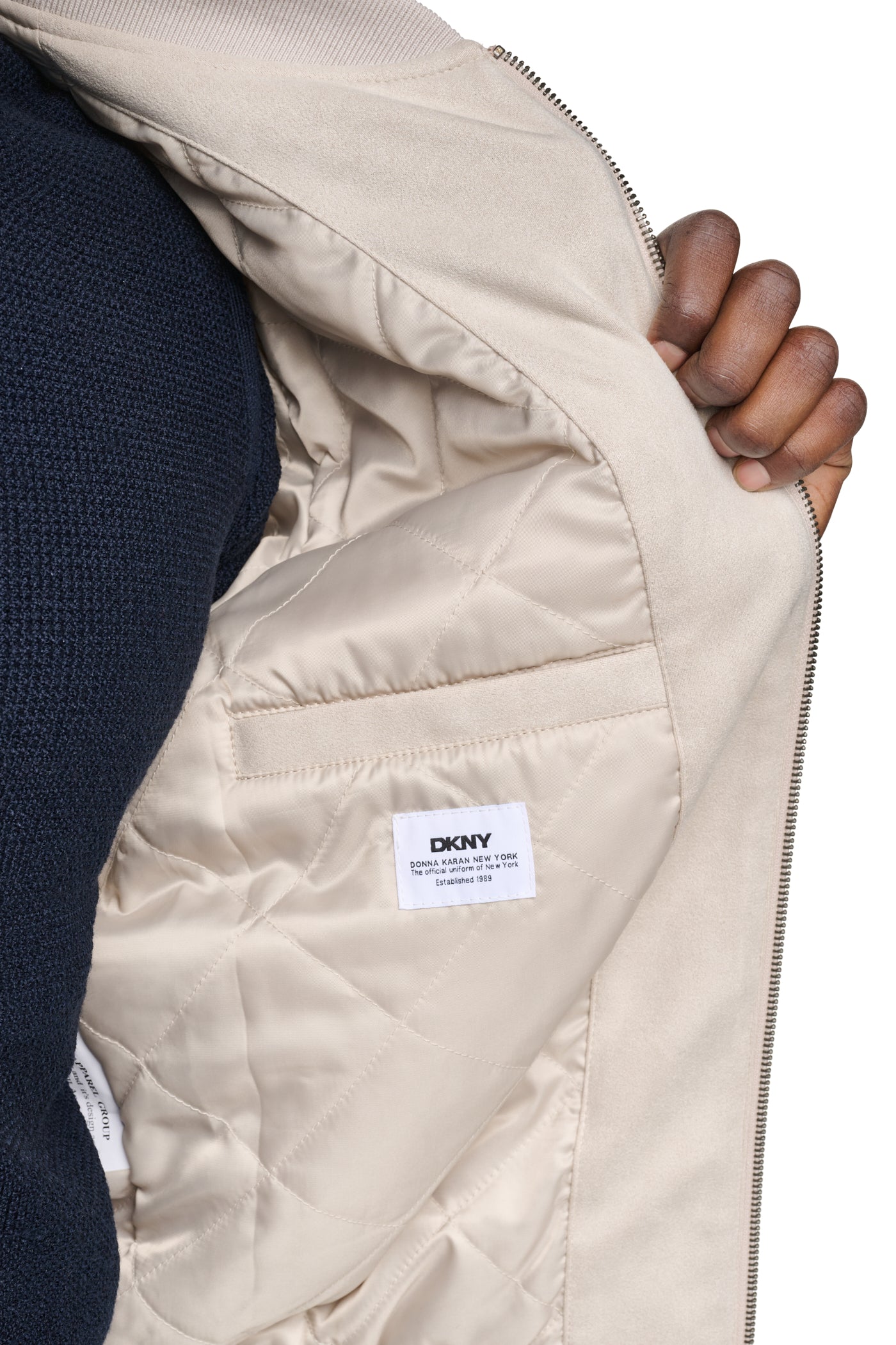 FAUX SUEDE BOMBER JACKET VIEW 2