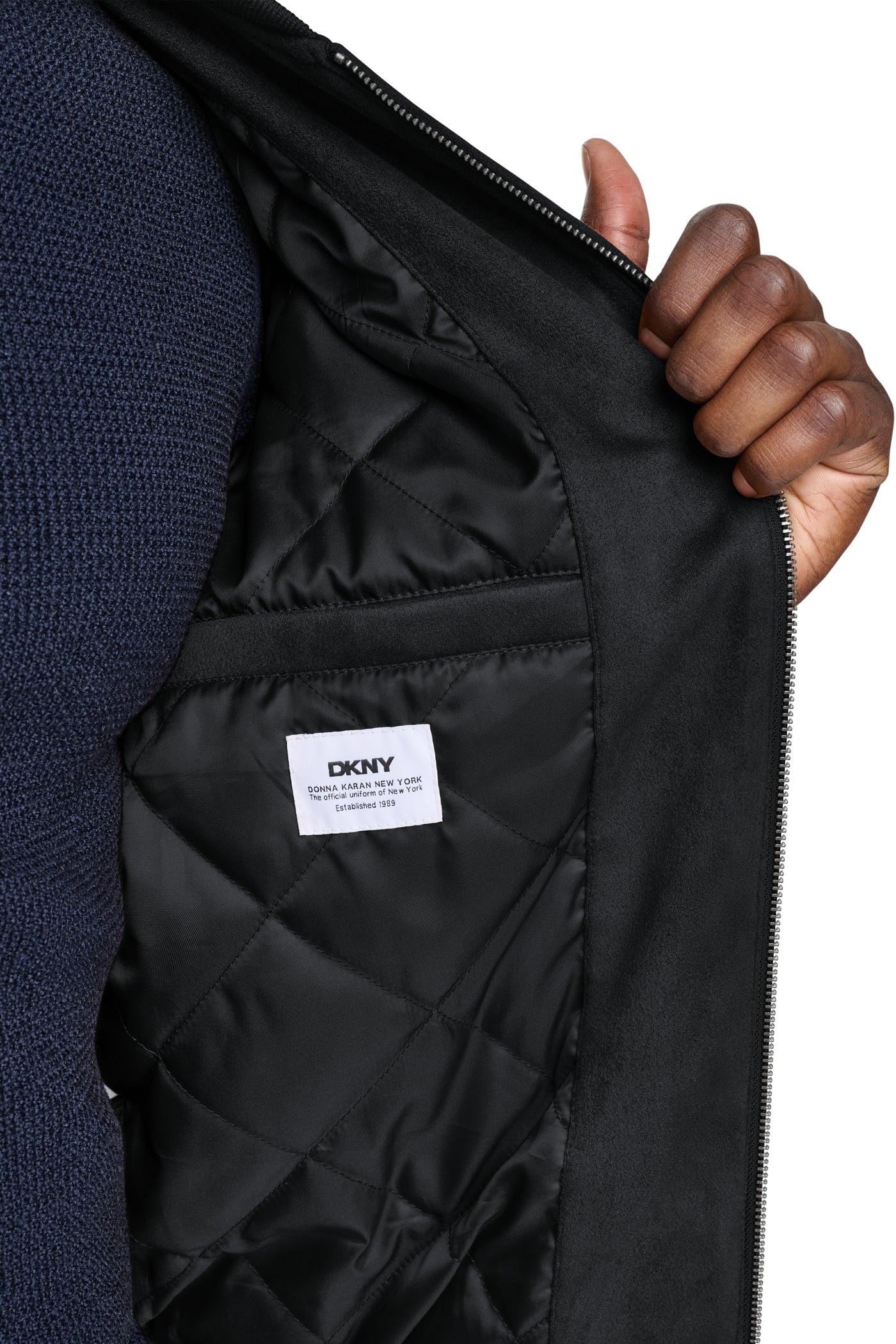 FAUX SUEDE BOMBER JACKET VIEW 2