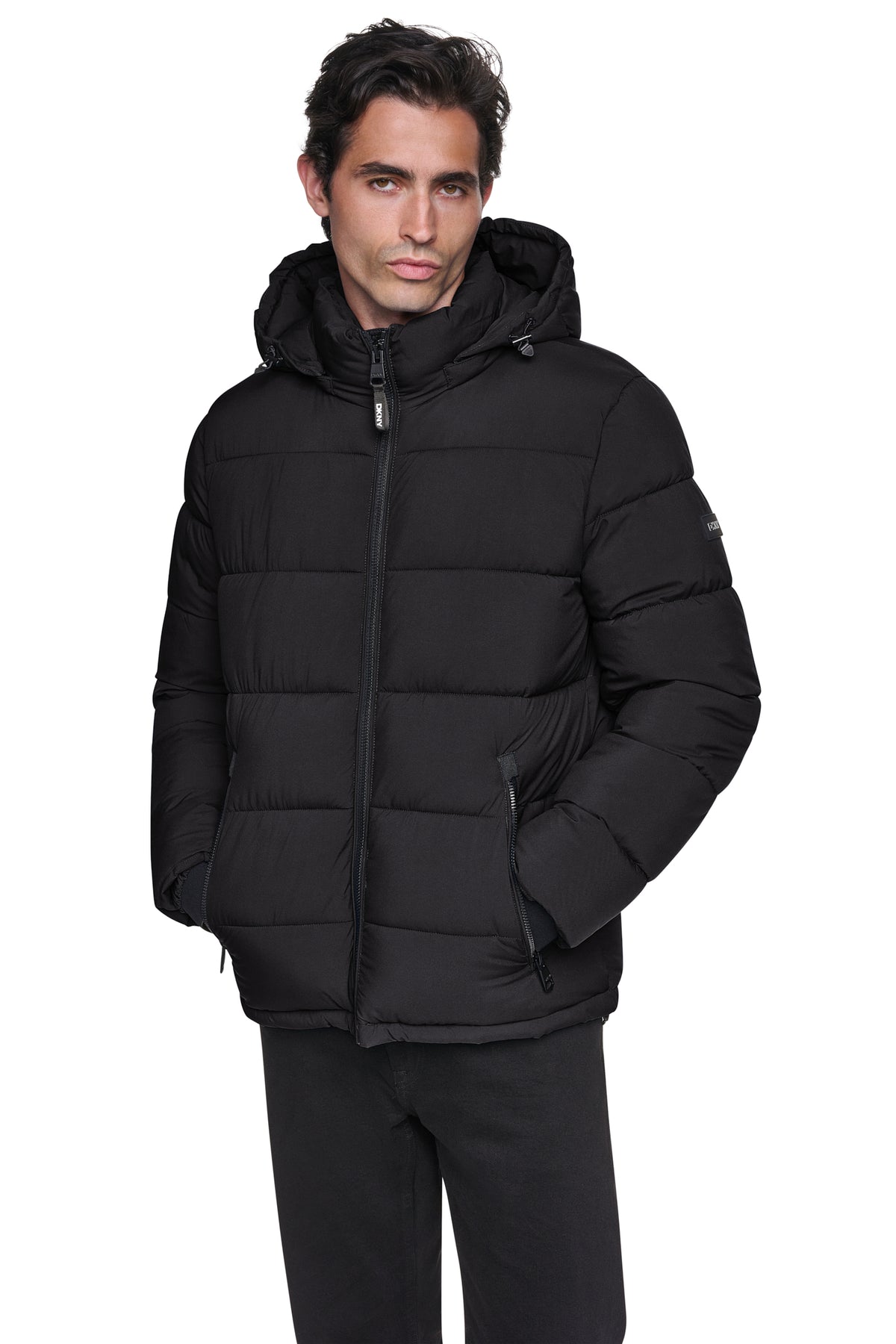 HEAVY WEIGHT HOODED PUFFER VIEW 1