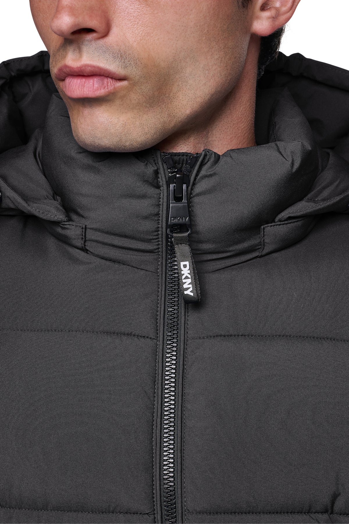 HEAVY WEIGHT HOODED PUFFER VIEW 2