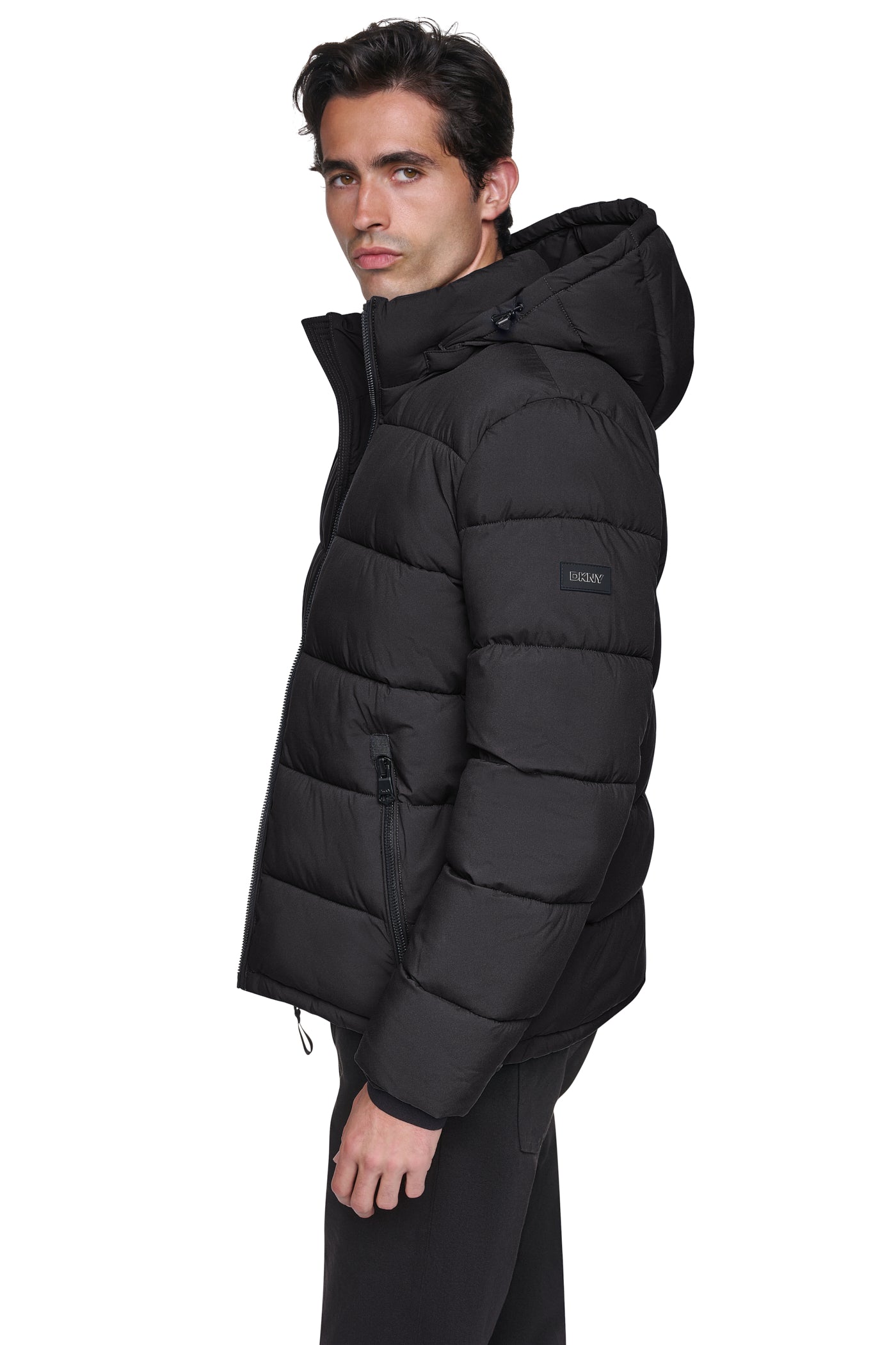 HEAVY WEIGHT HOODED PUFFER VIEW 2