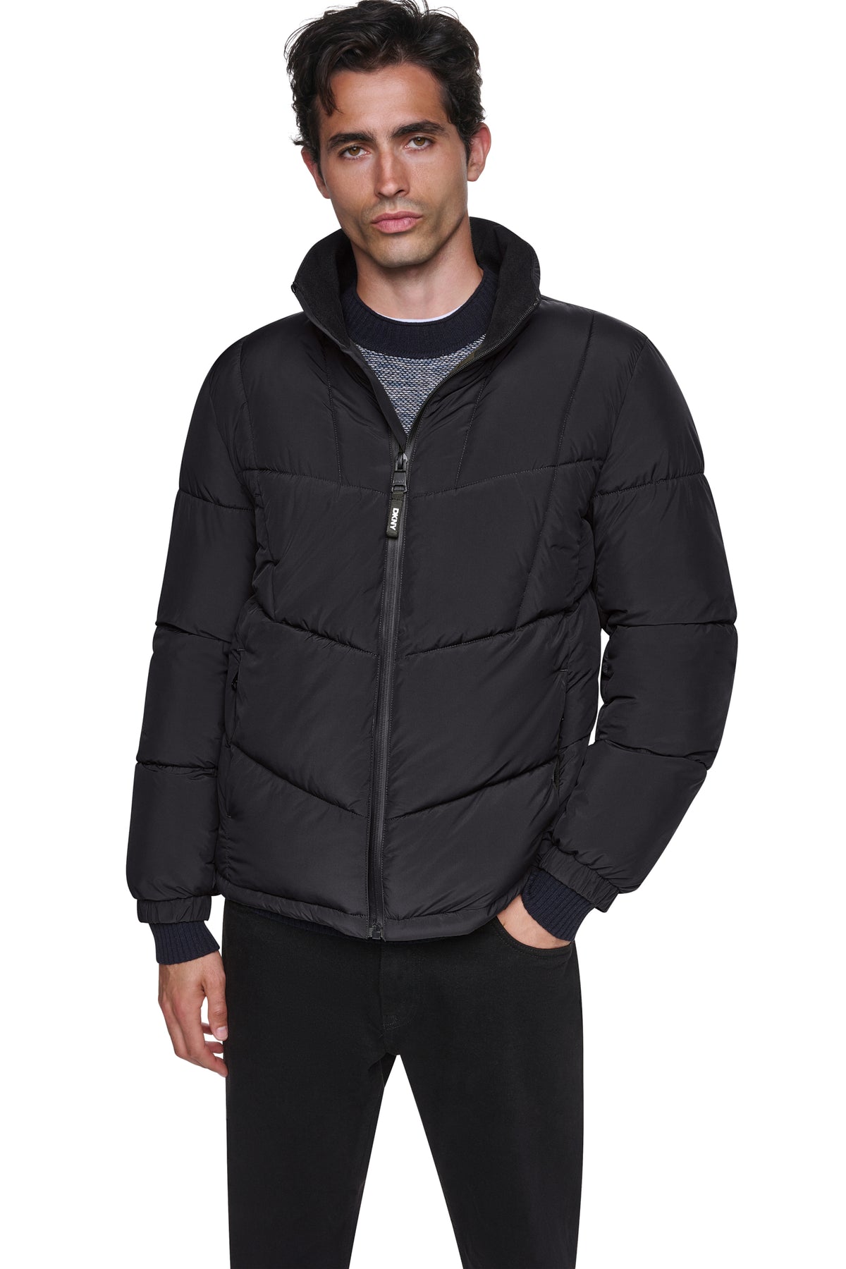 STRETCH PUFFER JACKET VIEW 1