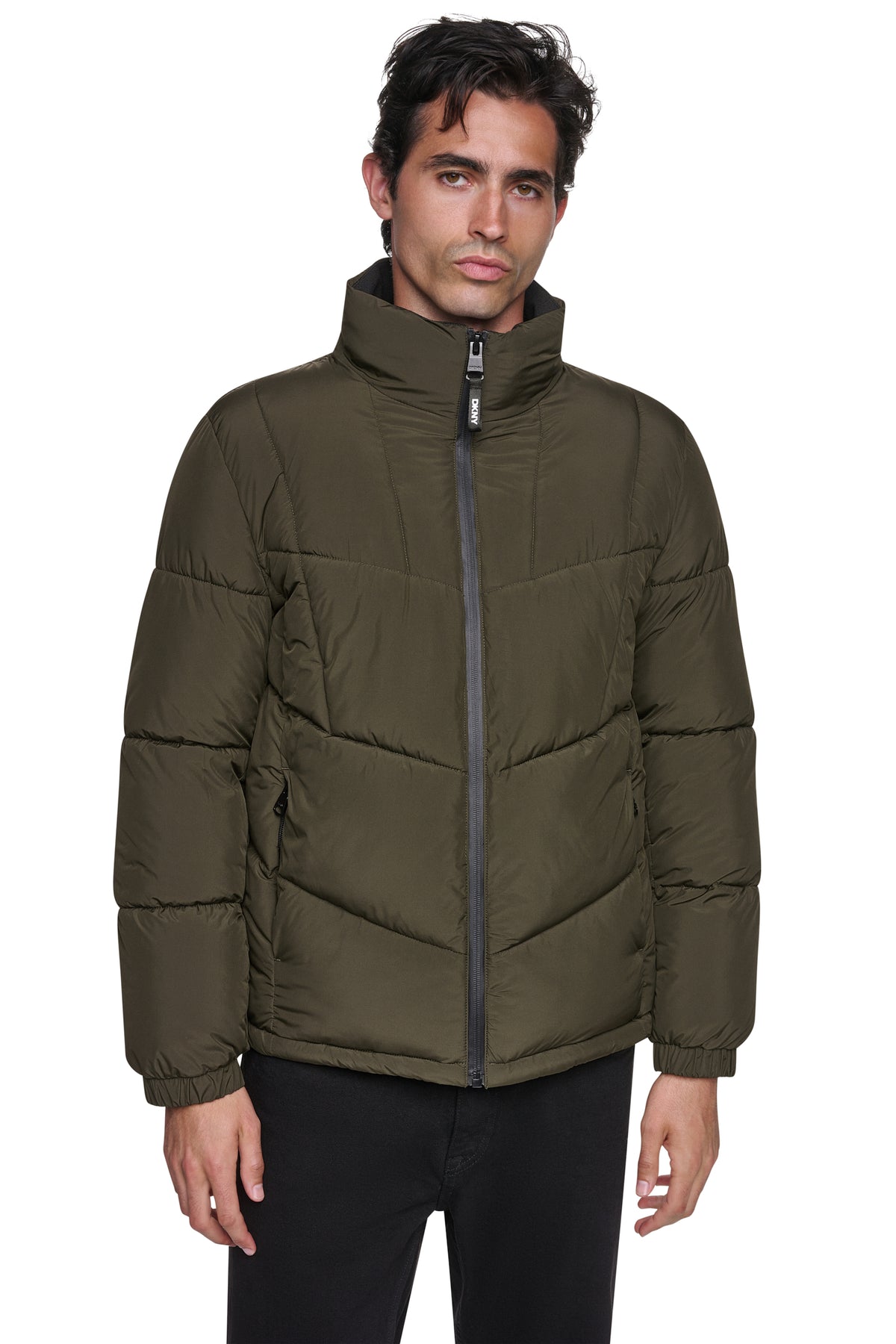 STRETCH PUFFER JACKET VIEW 1