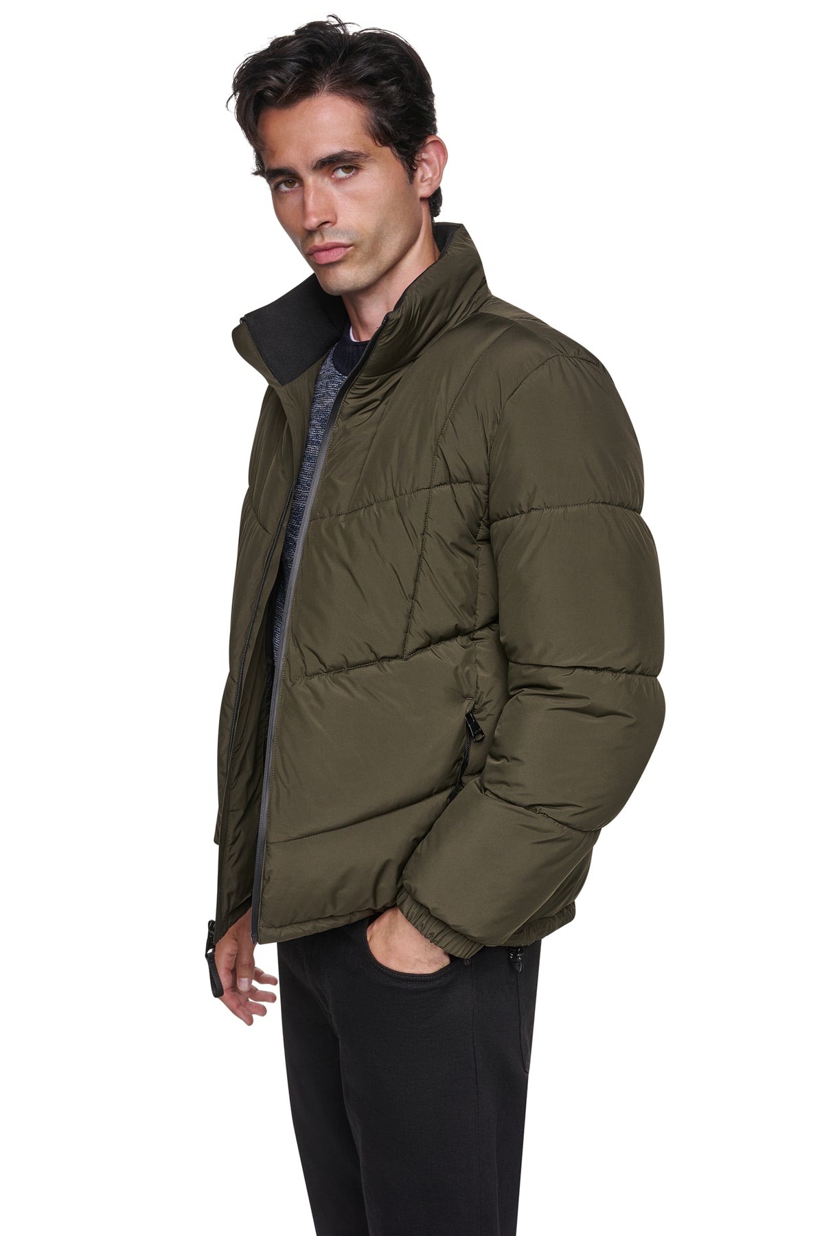 STRETCH PUFFER JACKET VIEW 2