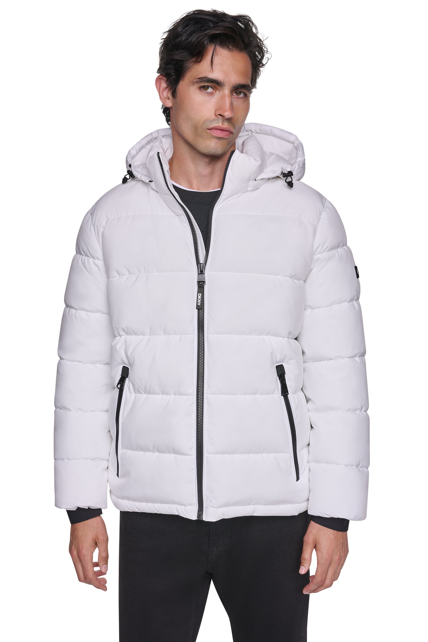 HEAVY WEIGHT HOODED PUFFER VIEW 1