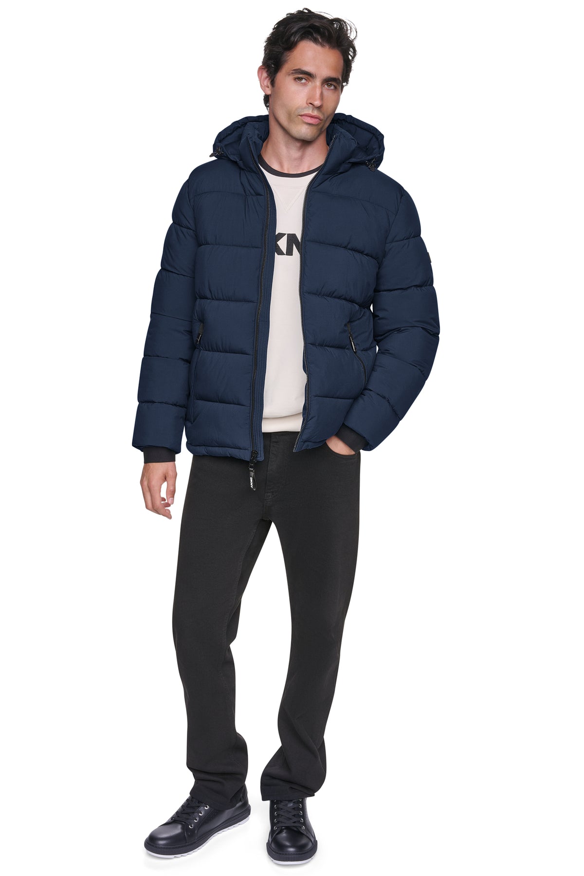 HEAVY WEIGHT HOODED PUFFER VIEW 2