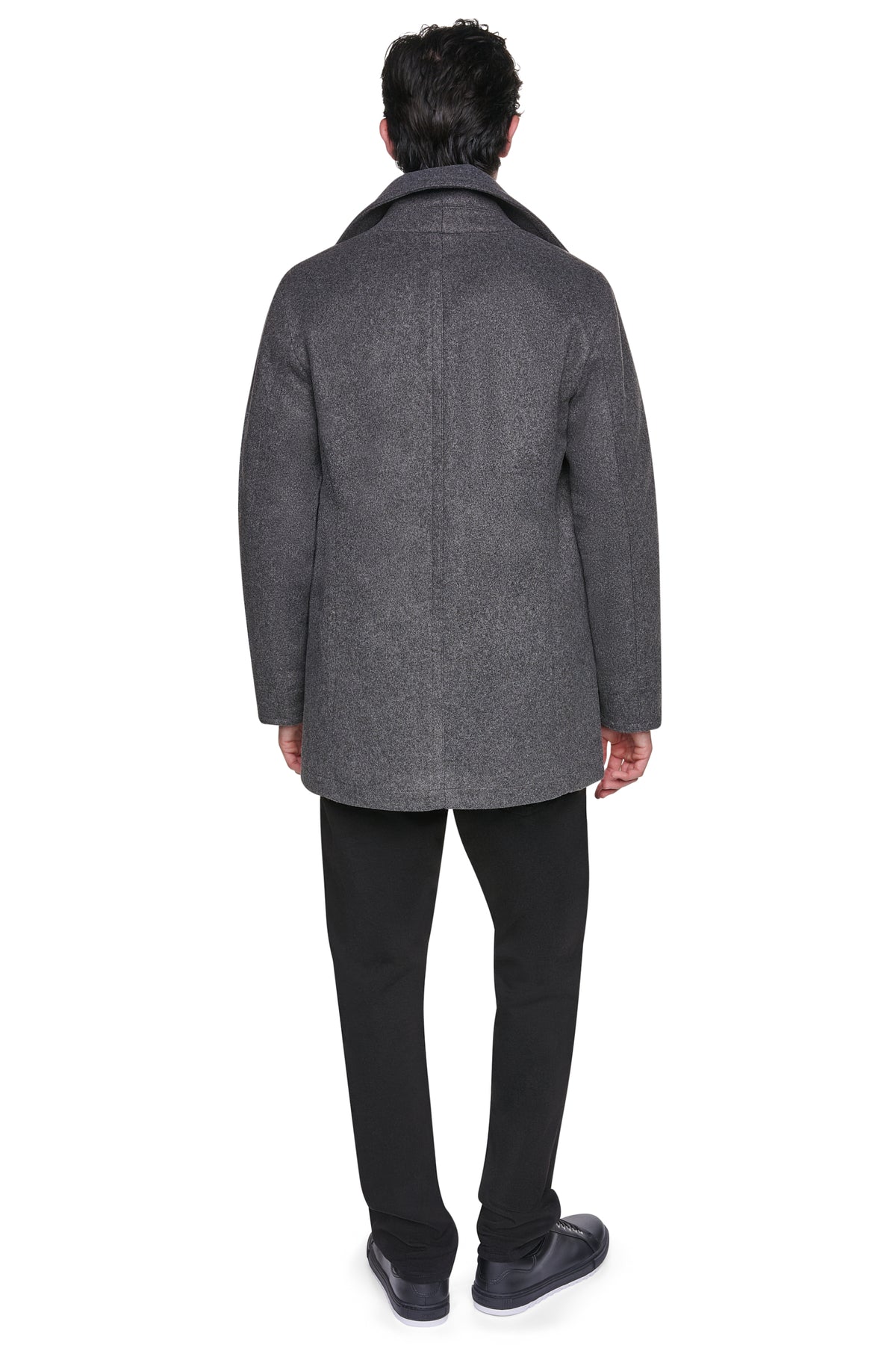 FAUX WOOL PEACOAT VIEW 2
