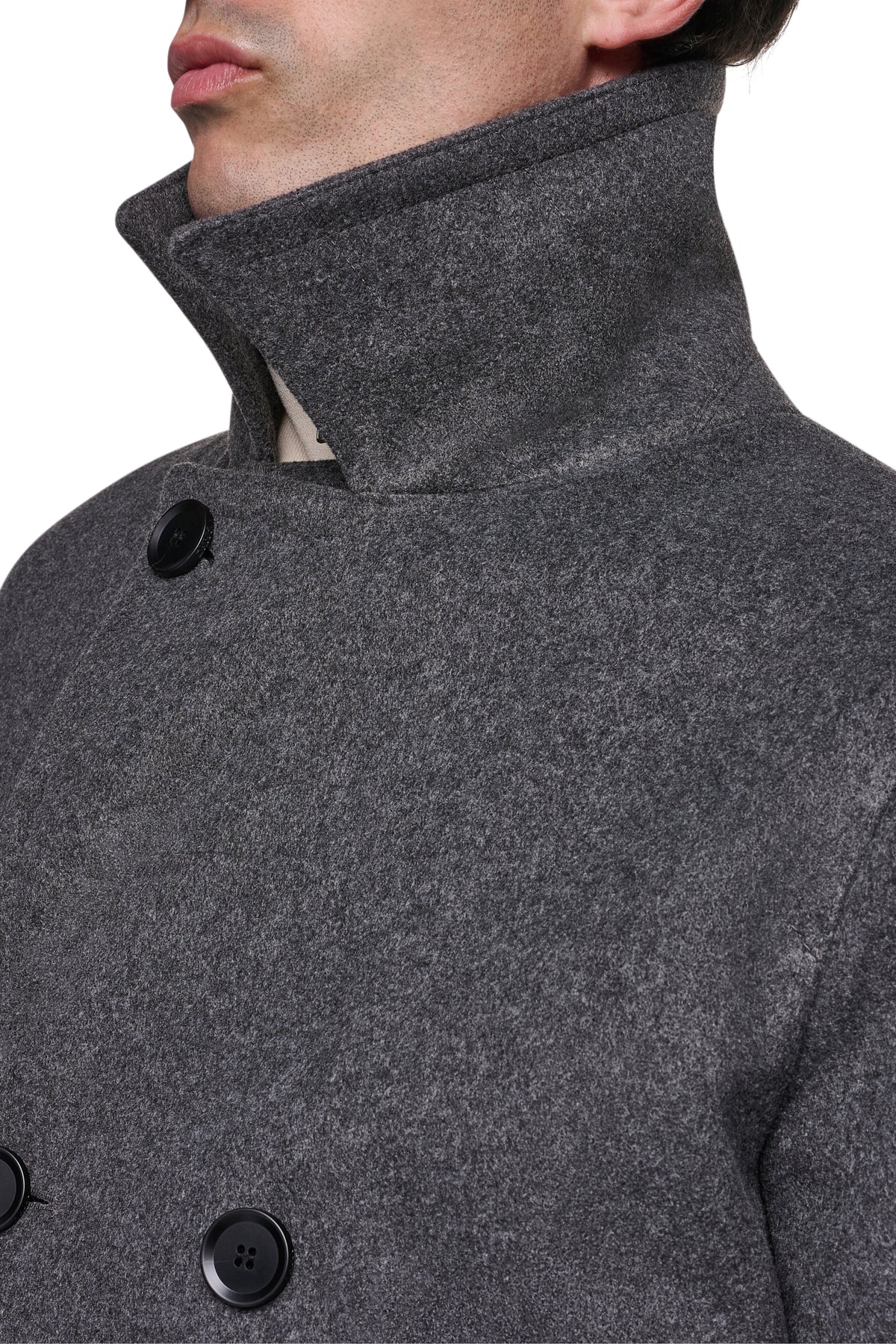 FAUX WOOL PEACOAT VIEW 2