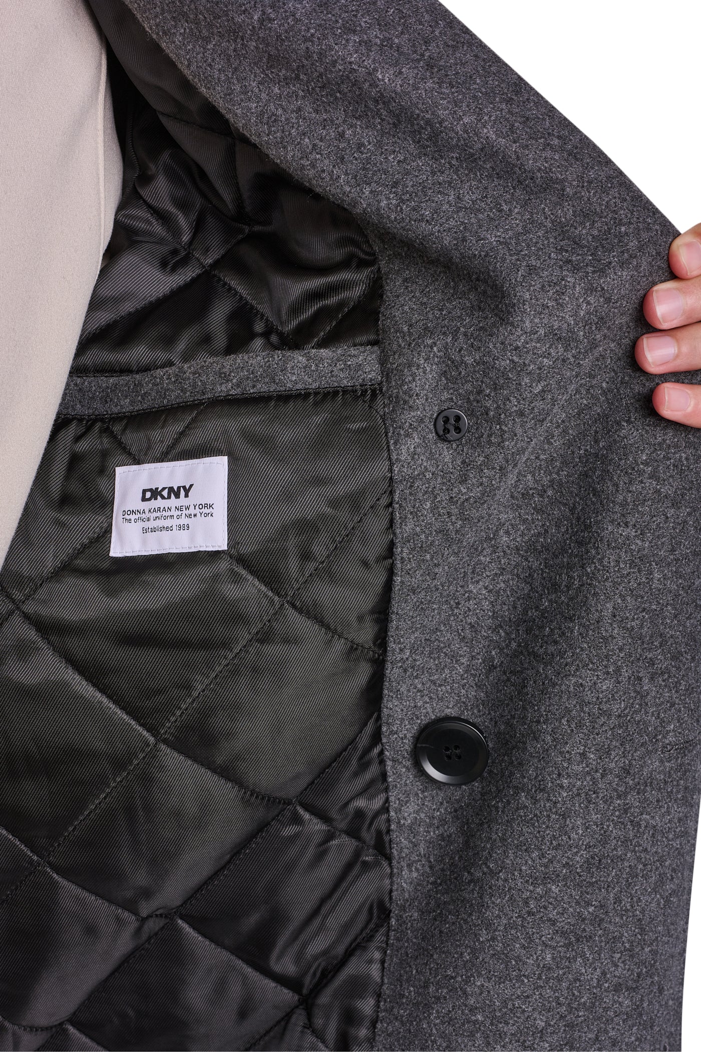 FAUX WOOL PEACOAT VIEW 2