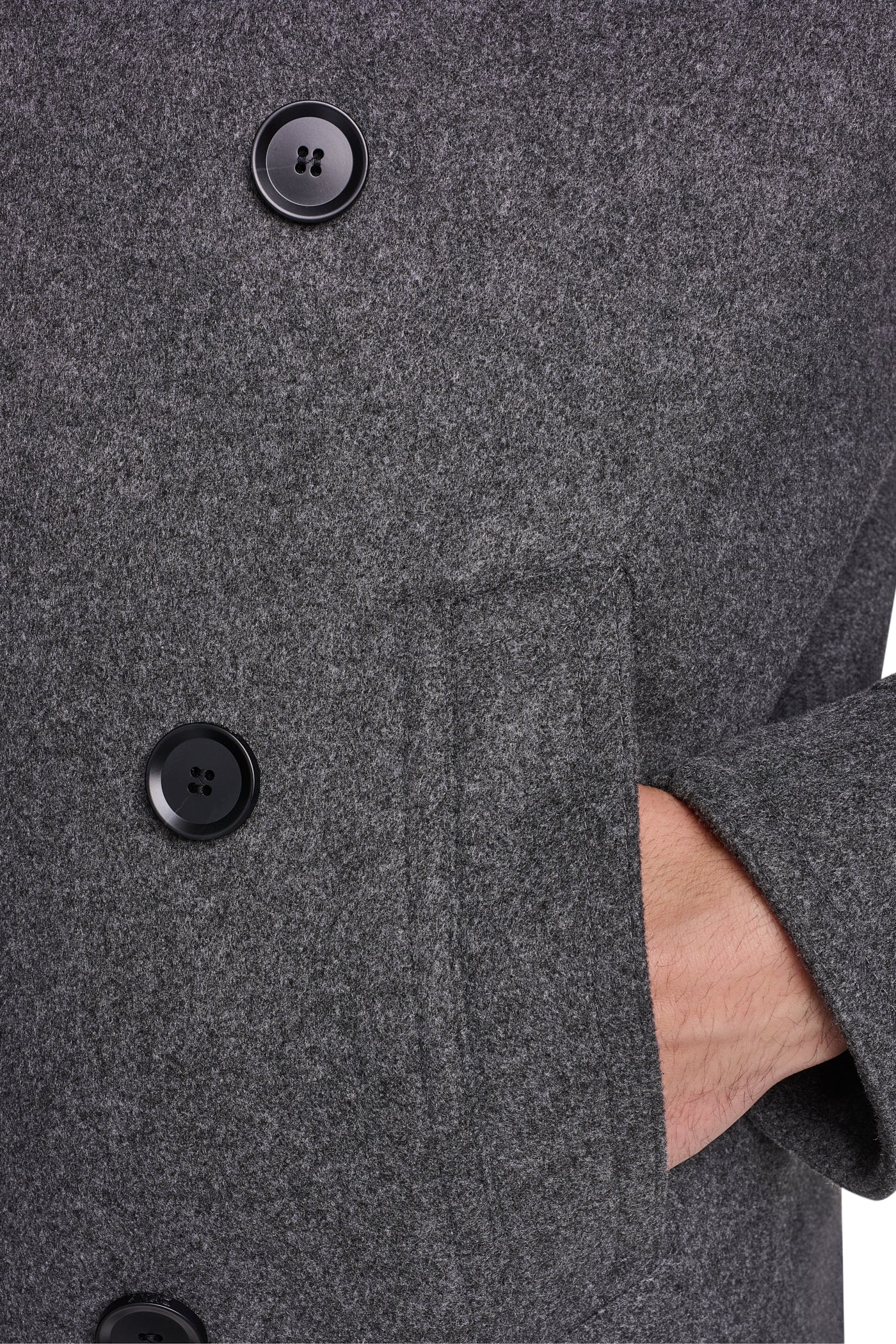 FAUX WOOL PEACOAT VIEW 2